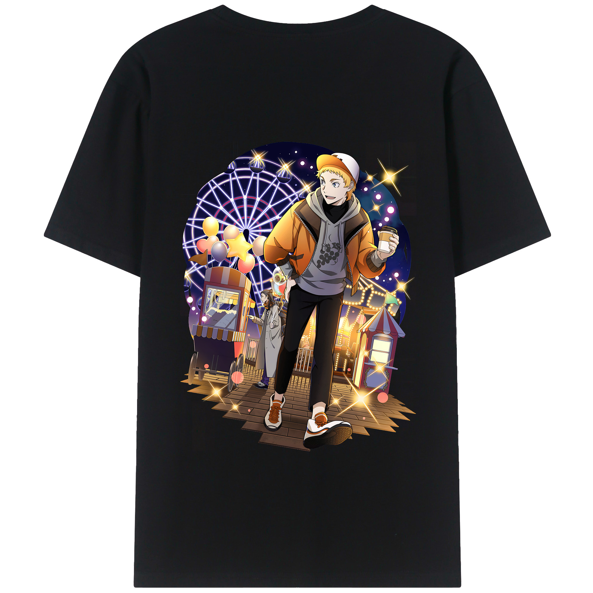 （画像用） 文豪ストレイドッグス Bungo Stray Dogs レディース半袖Tシャツ(バックプリント)