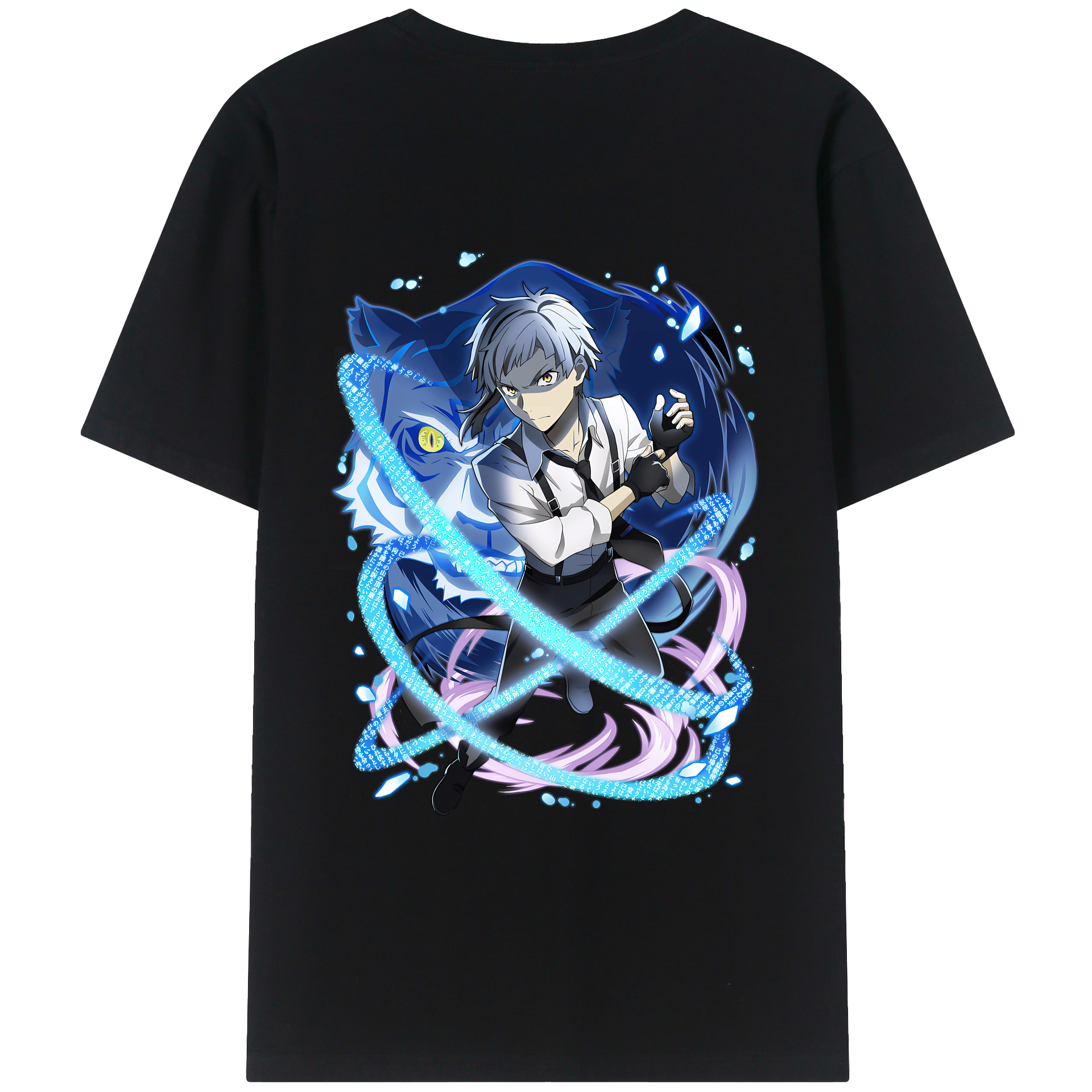 （画像用） 文豪ストレイドッグス Bungo Stray Dogs レディース半袖Tシャツ(バックプリント)