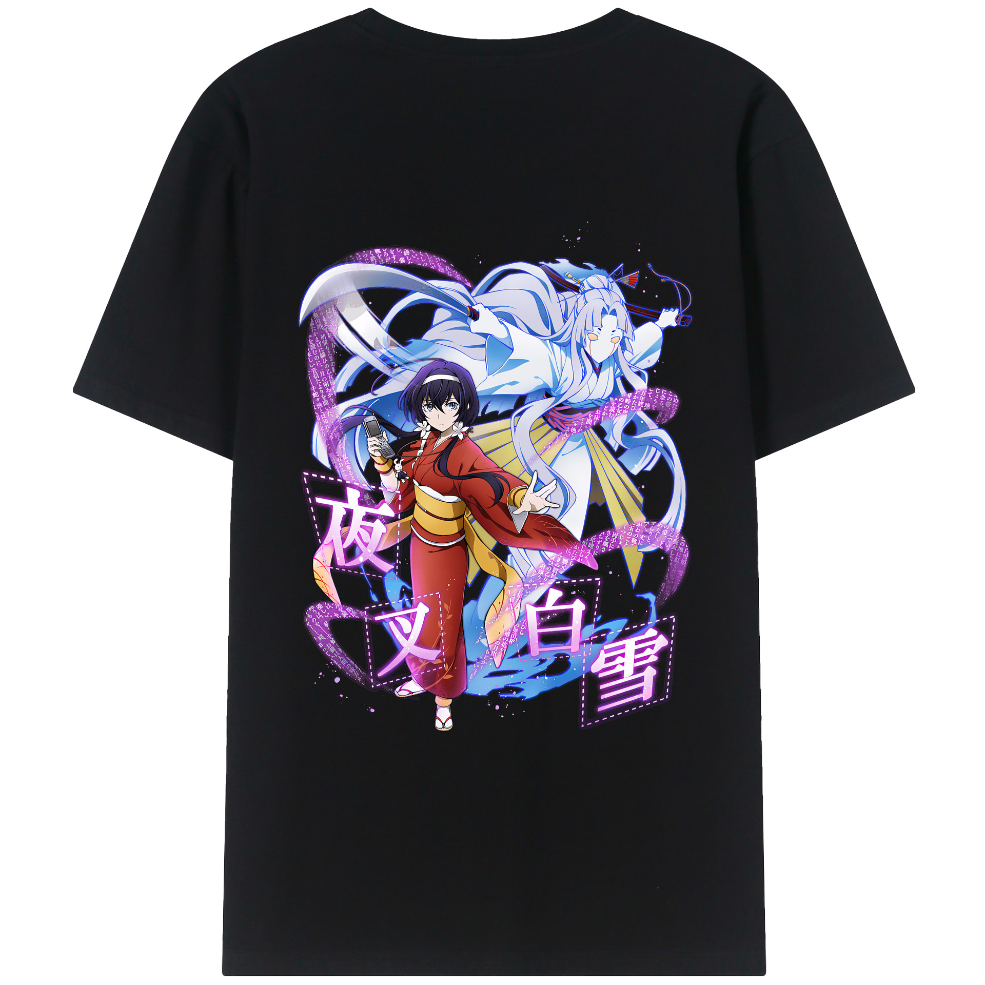（画像用） 文豪ストレイドッグス Bungo Stray Dogs レディース半袖Tシャツ(バックプリント)