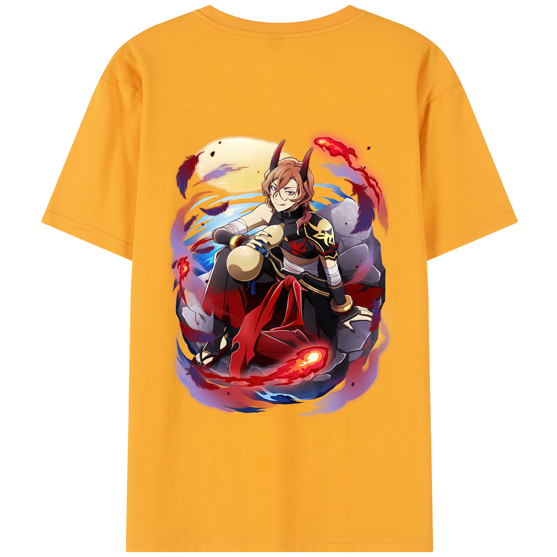 （画像用） 文豪ストレイドッグス Bungo Stray Dogs レディース半袖Tシャツ(バックプリント)