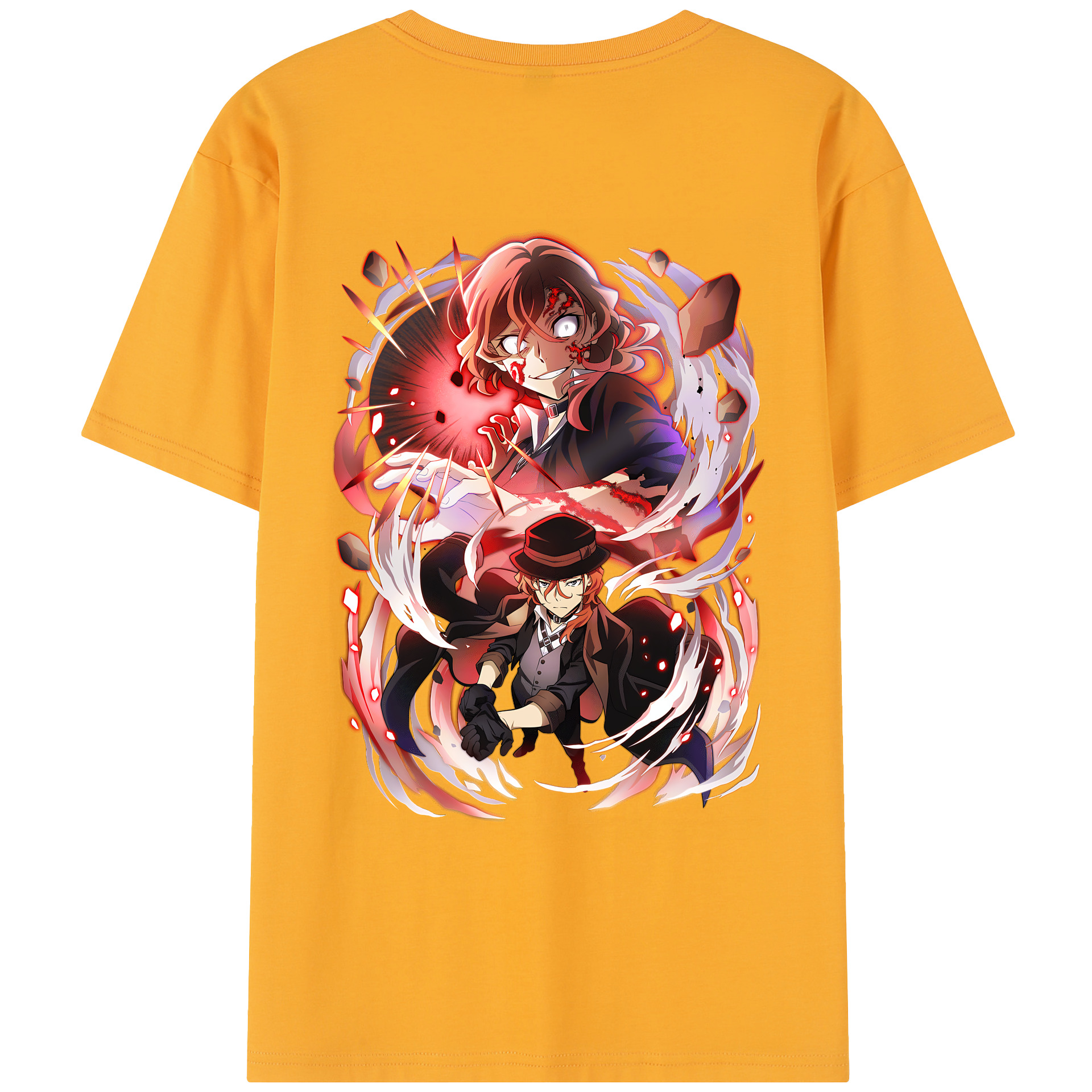 （画像用） 文豪ストレイドッグス Bungo Stray Dogs レディース半袖Tシャツ(バックプリント)