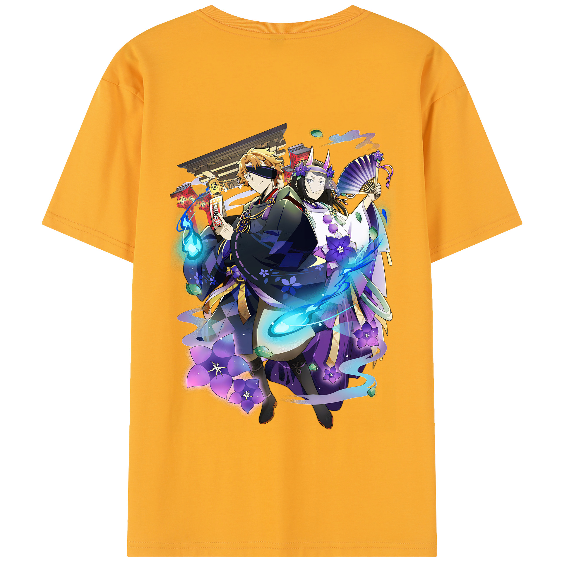 （画像用） 文豪ストレイドッグス Bungo Stray Dogs レディース半袖Tシャツ(バックプリント)