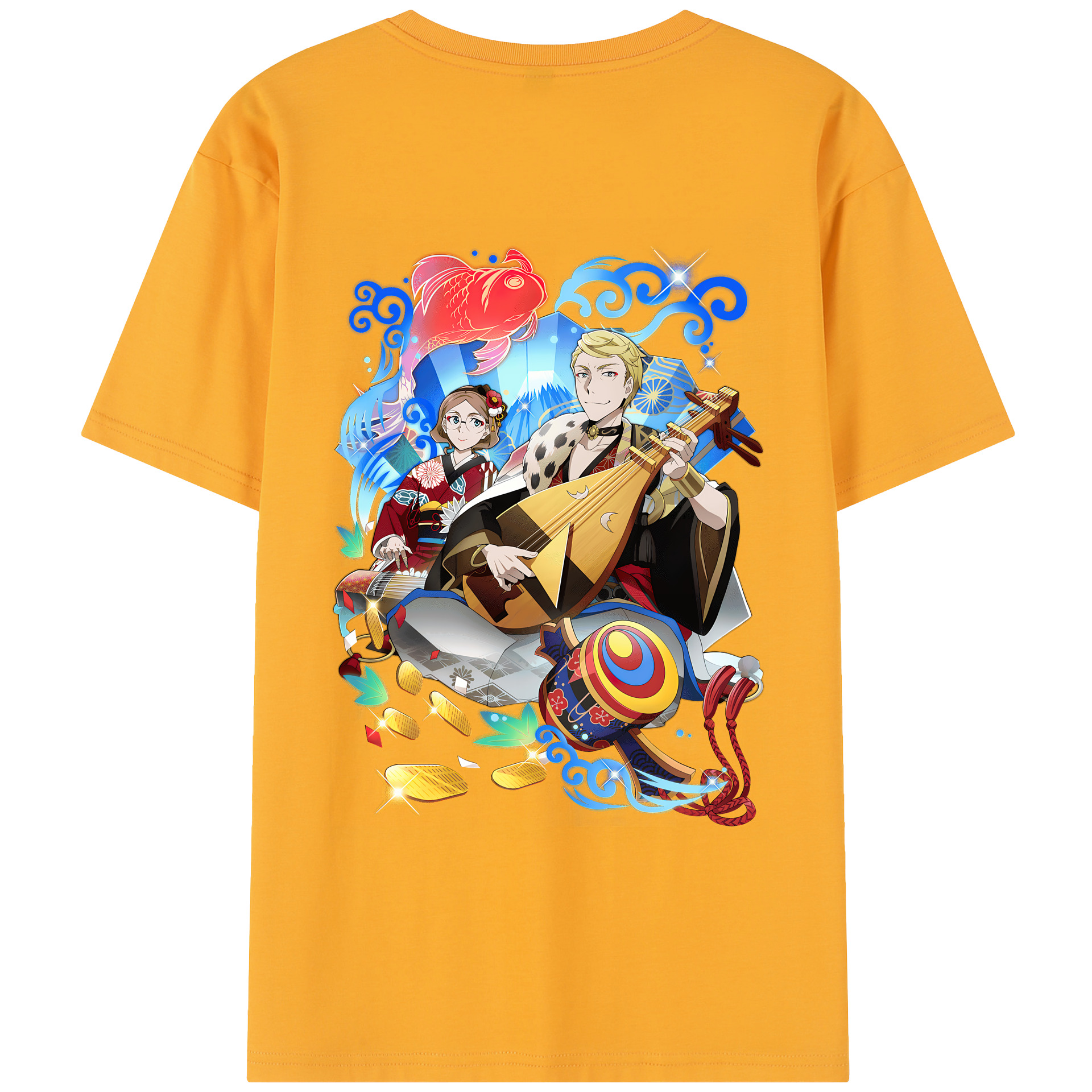 （画像用） 文豪ストレイドッグス Bungo Stray Dogs レディース半袖Tシャツ(バックプリント)