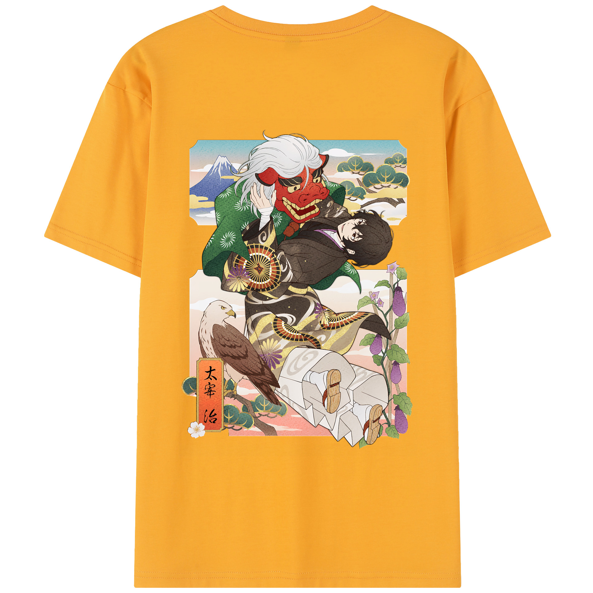 文豪ストレイドッグス Bungo Stray Dogs レディース半袖Tシャツ(バックプリント)