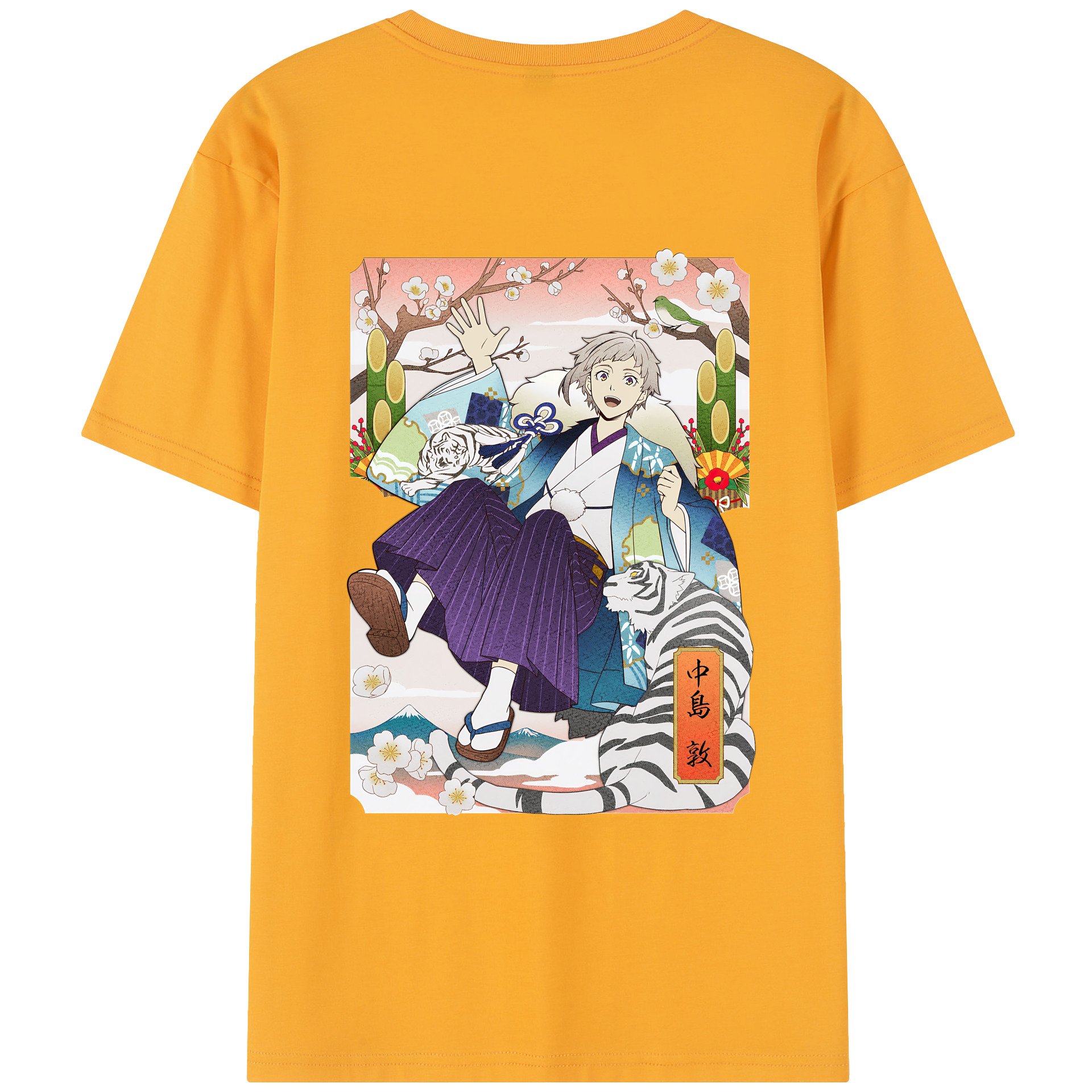 （画像用） 文豪ストレイドッグス Bungo Stray Dogs レディース半袖Tシャツ(バックプリント)
