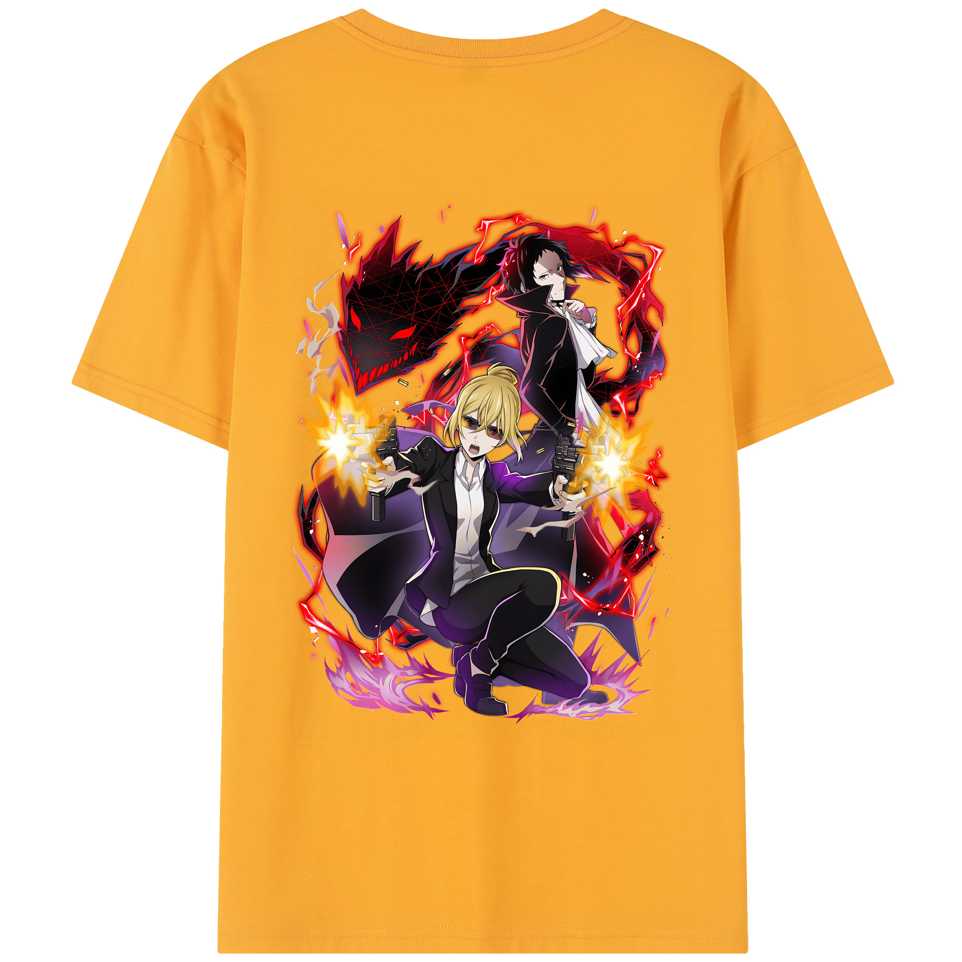 （画像用） 文豪ストレイドッグス Bungo Stray Dogs レディース半袖Tシャツ(バックプリント)