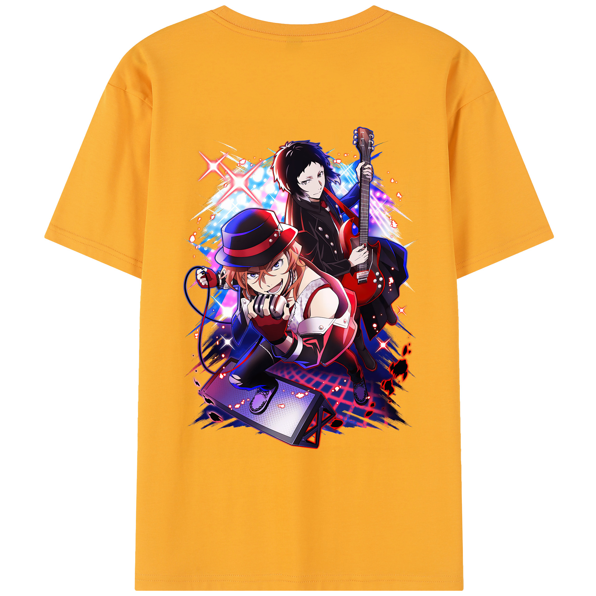 （画像用） 文豪ストレイドッグス Bungo Stray Dogs レディース半袖Tシャツ(バックプリント)