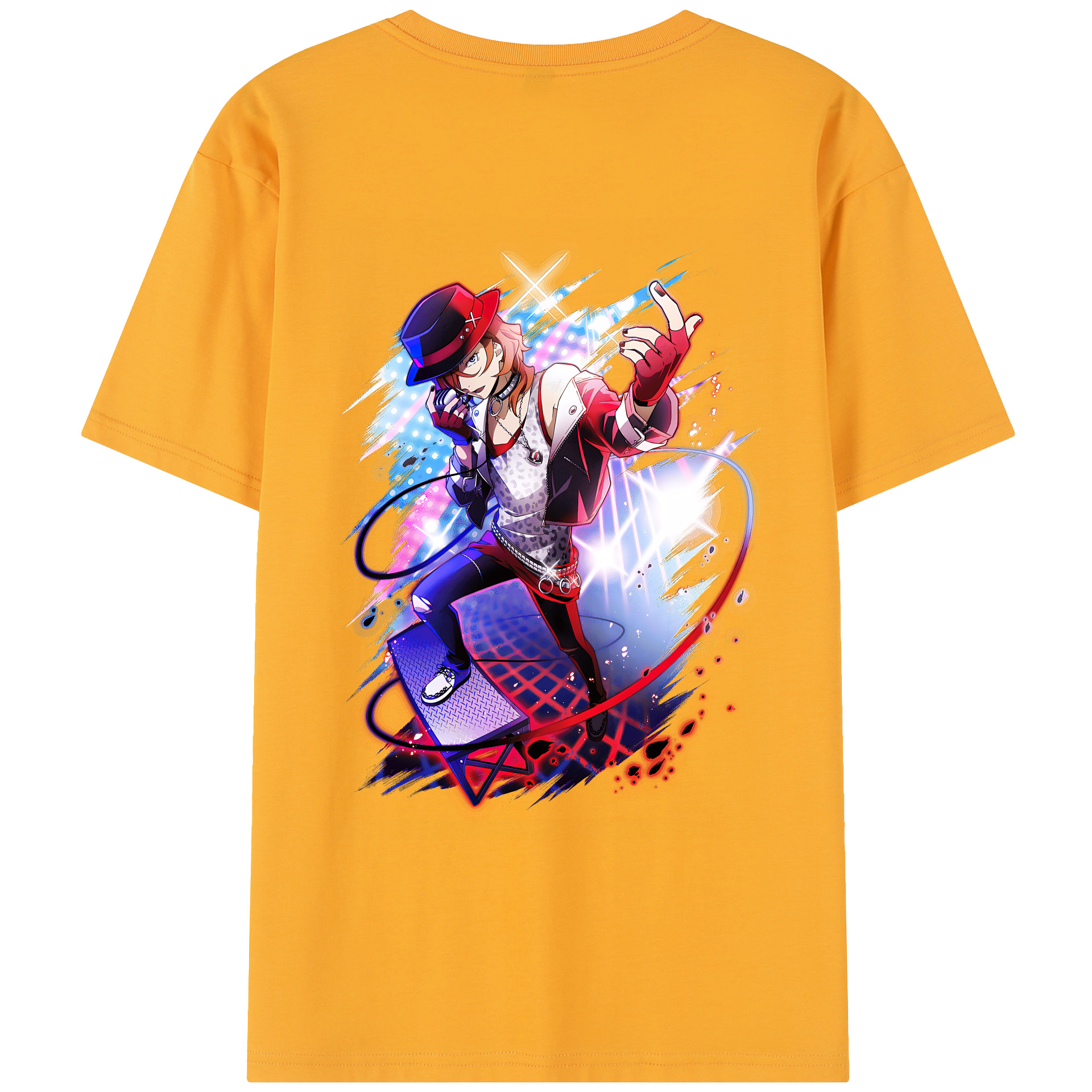 （画像用） 文豪ストレイドッグス Bungo Stray Dogs レディース半袖Tシャツ(バックプリント)
