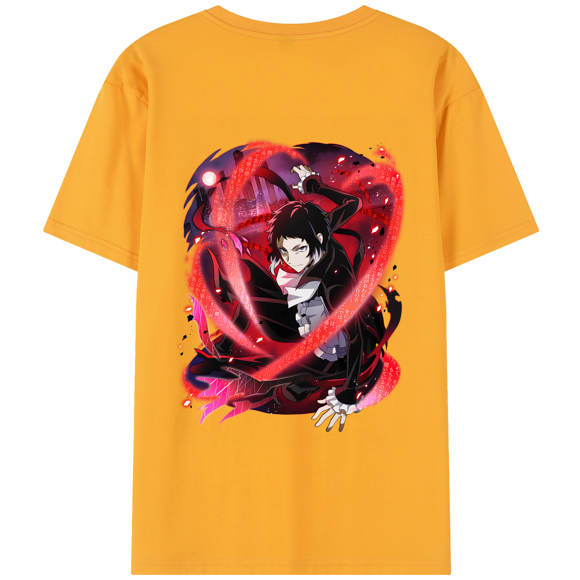 （画像用） 文豪ストレイドッグス Bungo Stray Dogs レディース半袖Tシャツ(バックプリント)