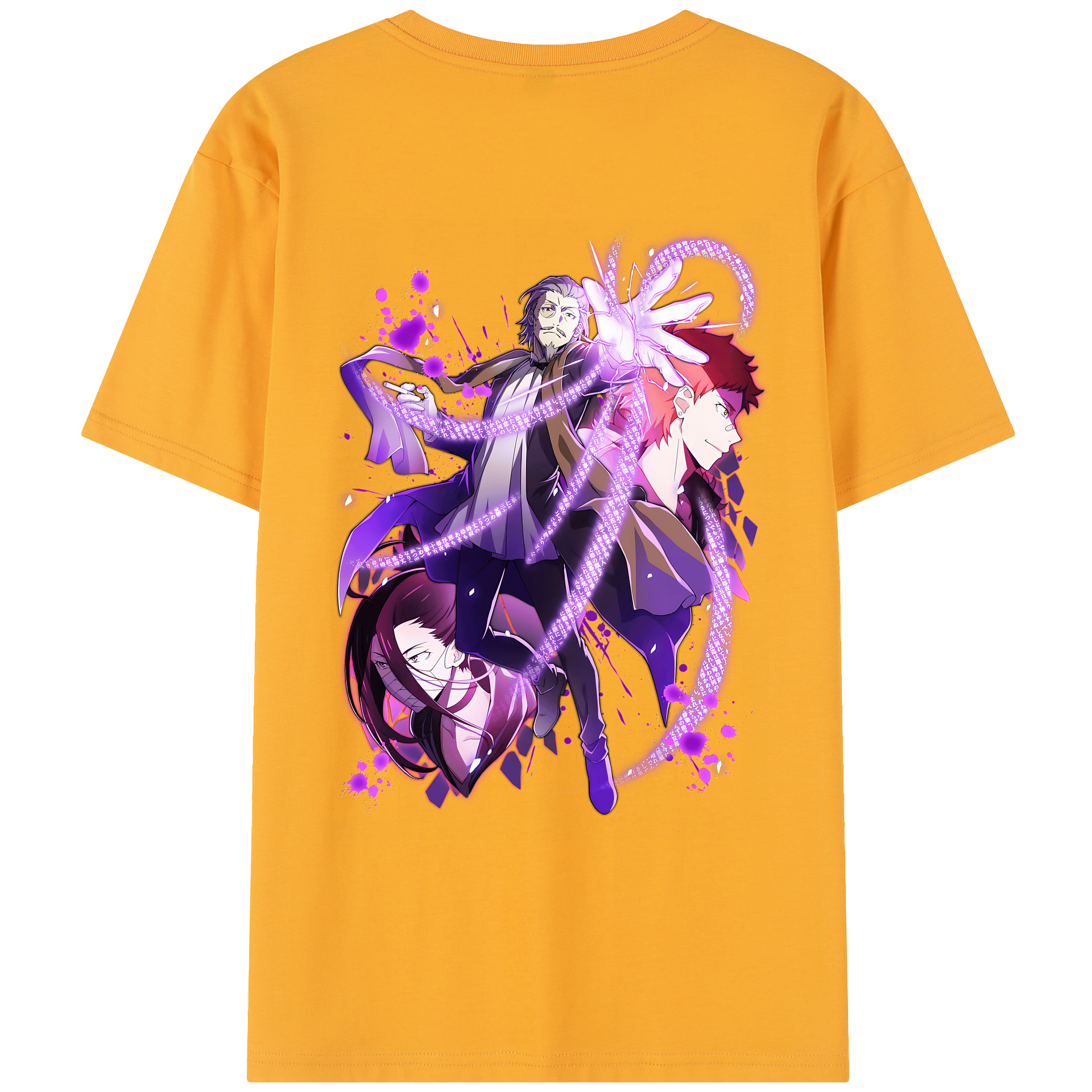 （画像用） 文豪ストレイドッグス Bungo Stray Dogs レディース半袖Tシャツ(バックプリント)