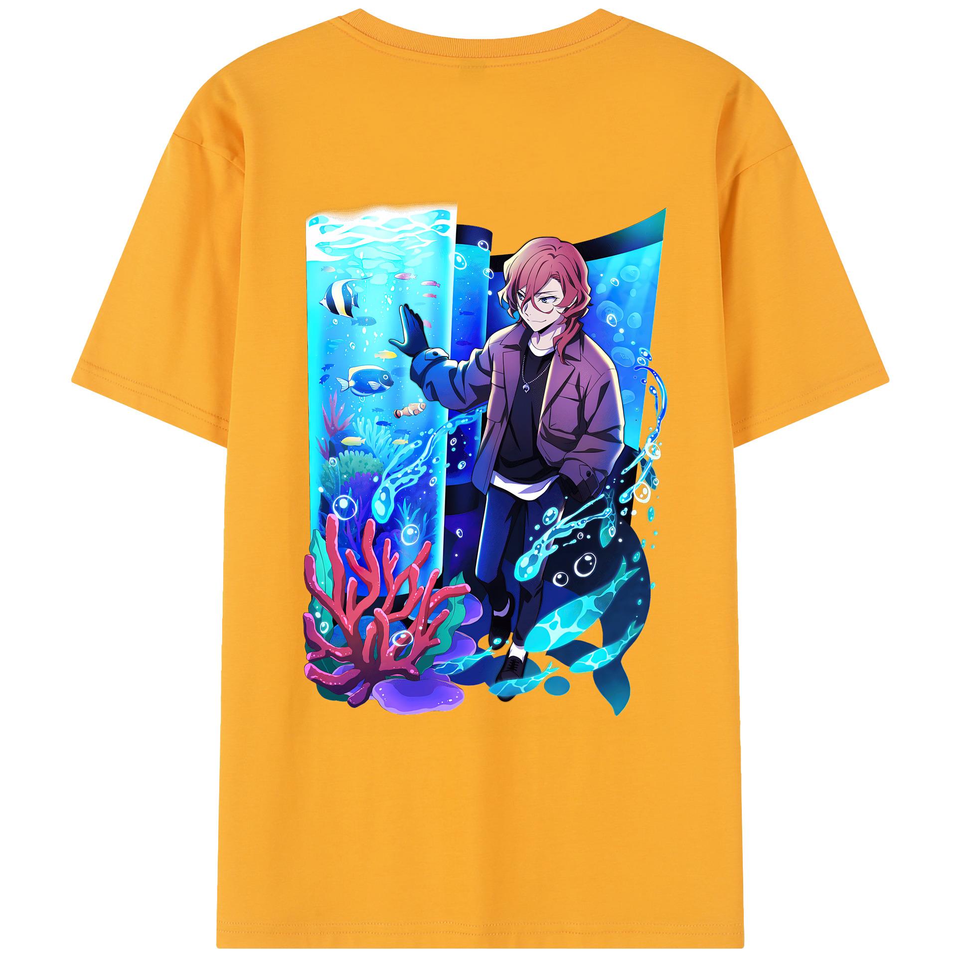 （画像用） 文豪ストレイドッグス Bungo Stray Dogs レディース半袖Tシャツ(バックプリント)