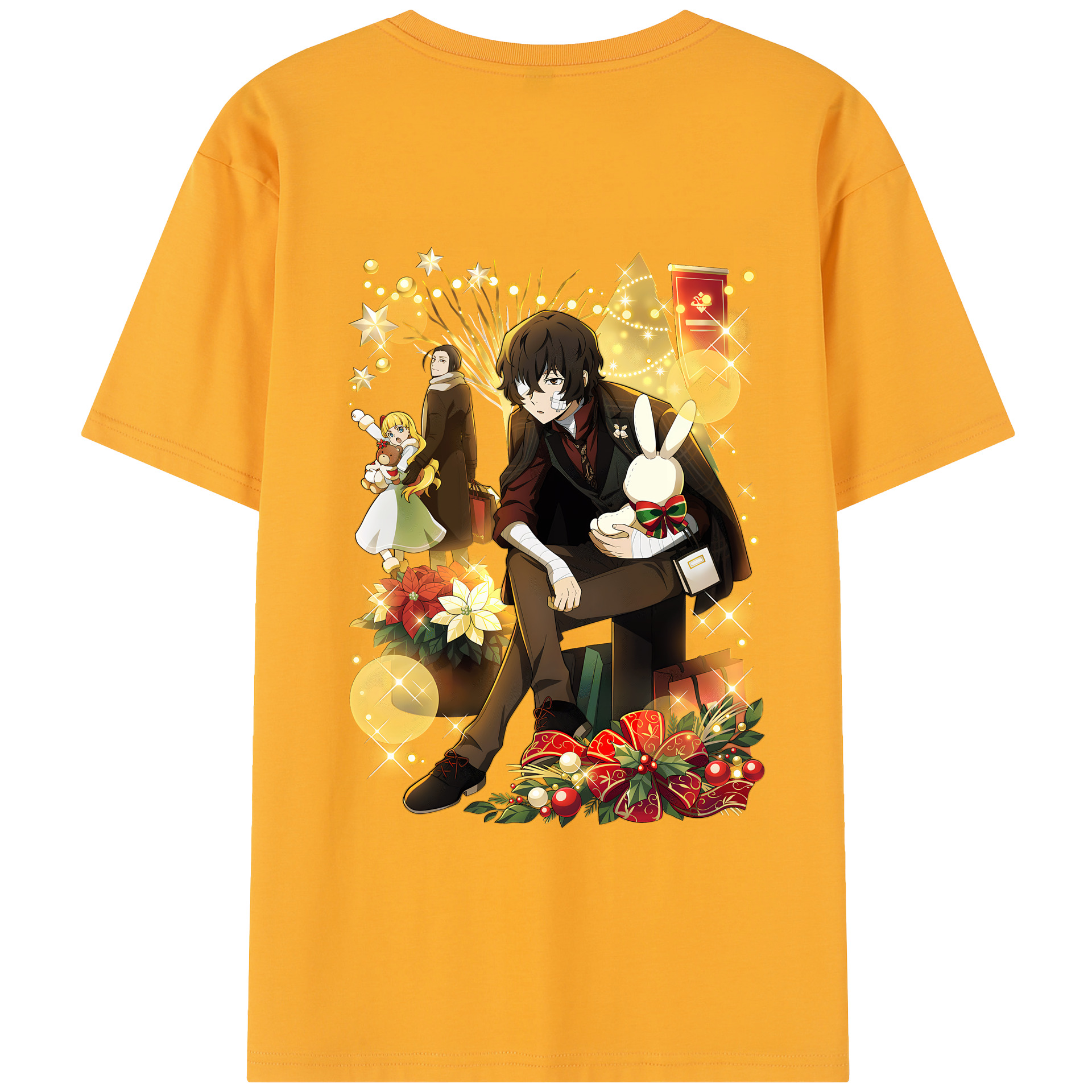 （画像用） 文豪ストレイドッグス Bungo Stray Dogs レディース半袖Tシャツ(バックプリント)
