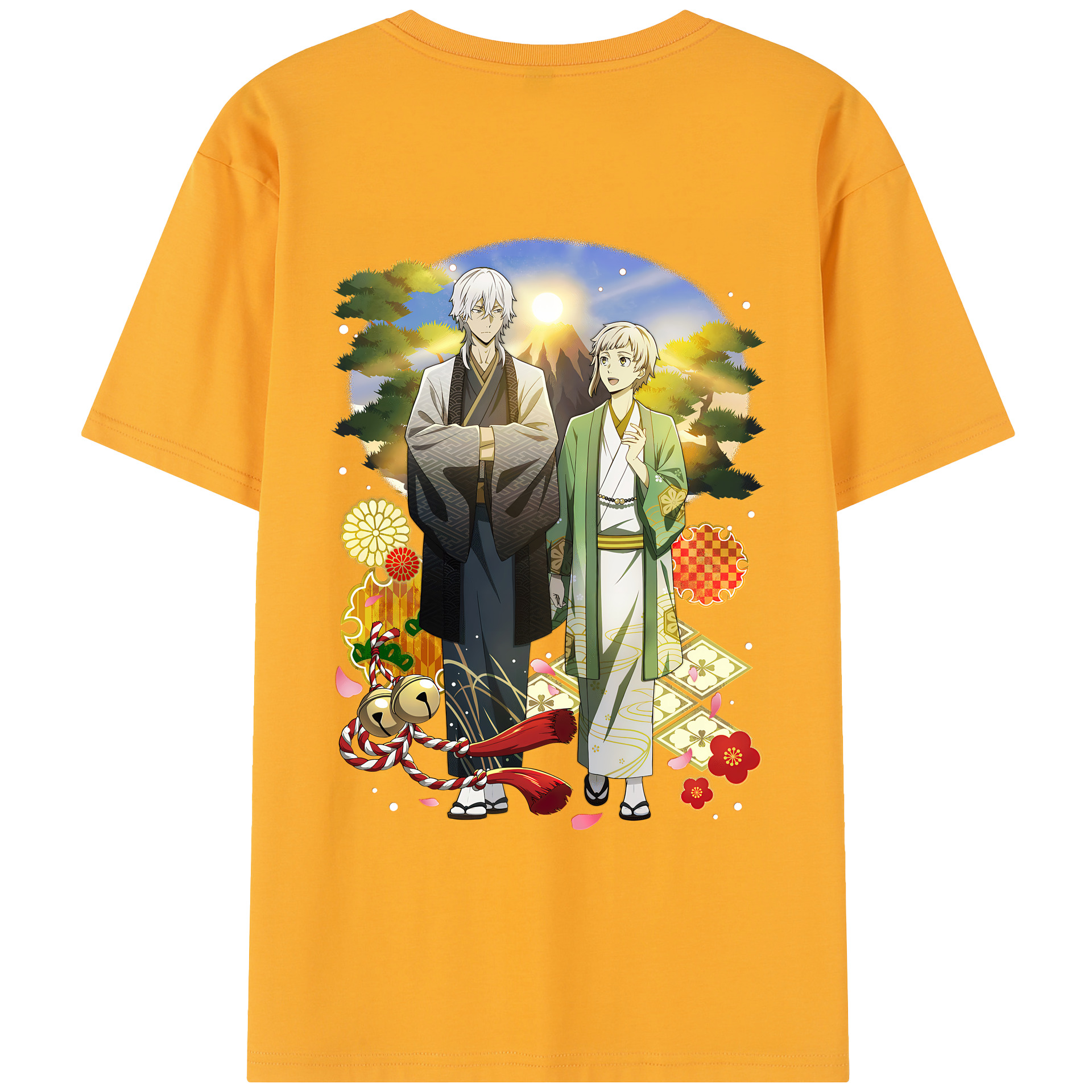 （画像用） 文豪ストレイドッグス Bungo Stray Dogs レディース半袖Tシャツ(バックプリント)