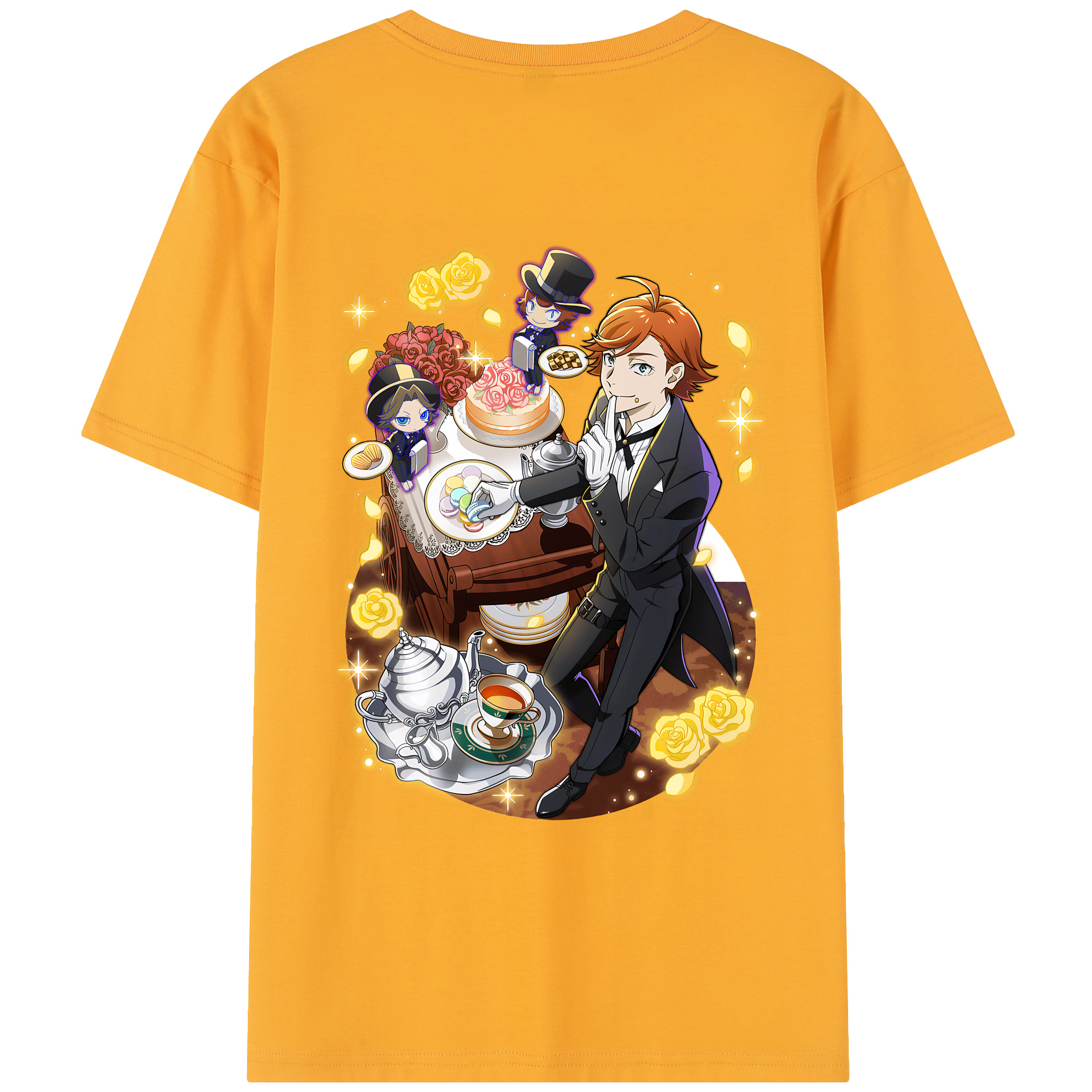 （画像用） 文豪ストレイドッグス Bungo Stray Dogs レディース半袖Tシャツ(バックプリント)