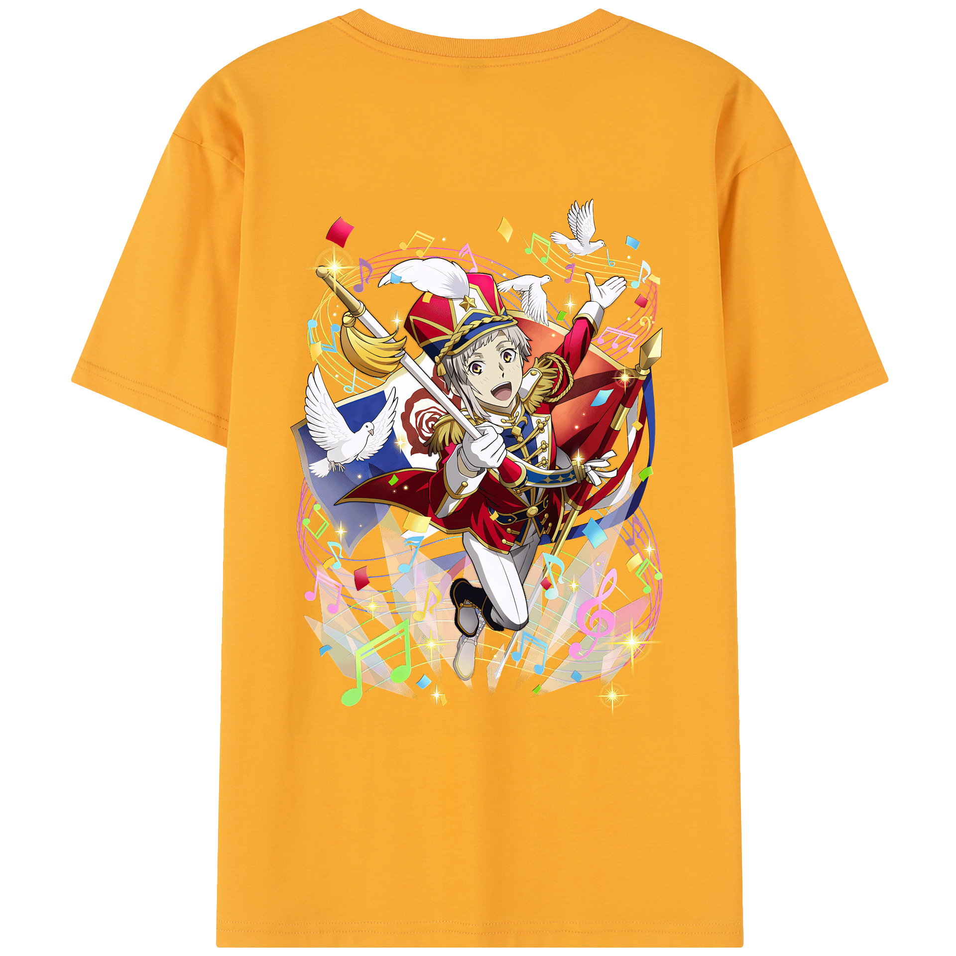 （画像用） 文豪ストレイドッグス Bungo Stray Dogs レディース半袖Tシャツ(バックプリント)