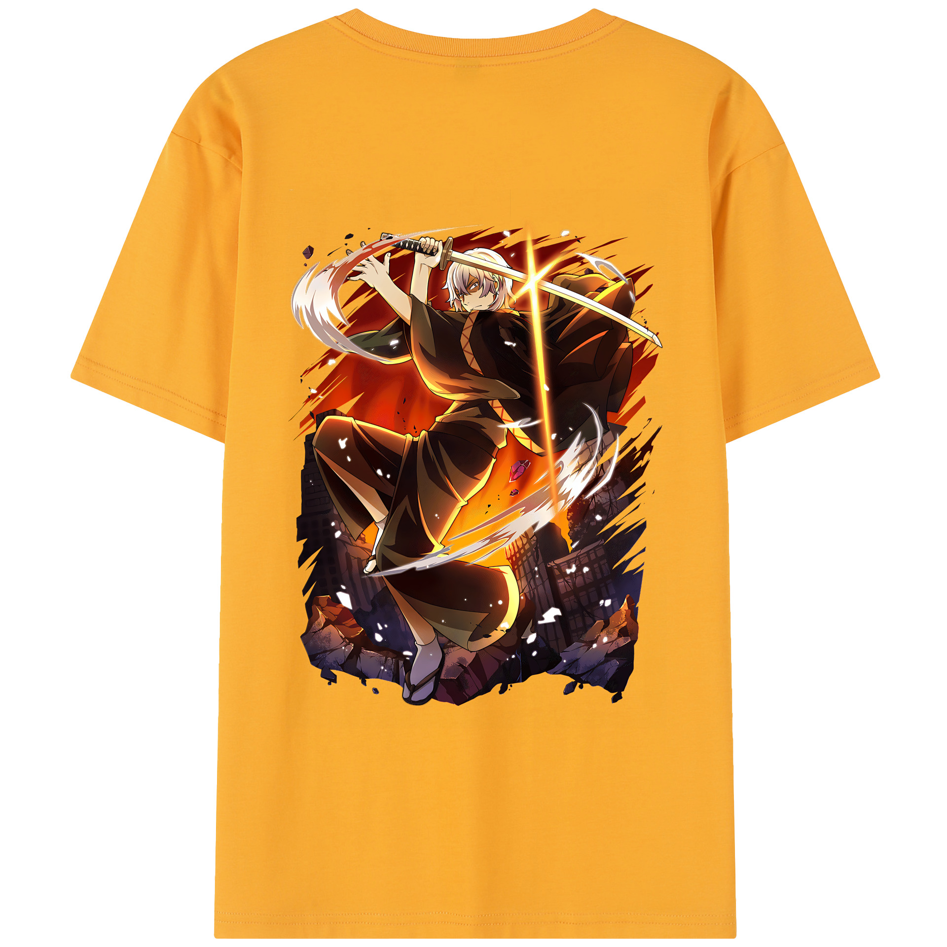 （画像用） 文豪ストレイドッグス Bungo Stray Dogs レディース半袖Tシャツ(バックプリント)