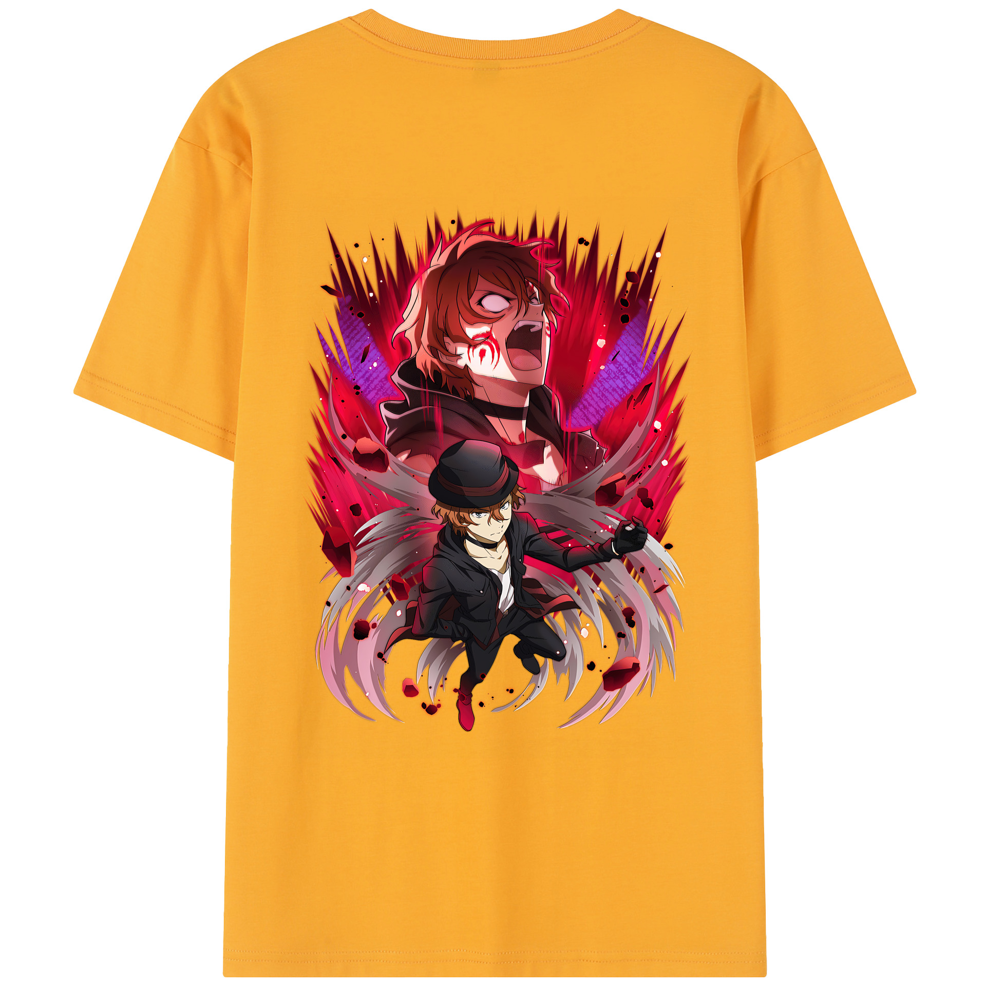 （画像用） 文豪ストレイドッグス Bungo Stray Dogs レディース半袖Tシャツ(バックプリント)