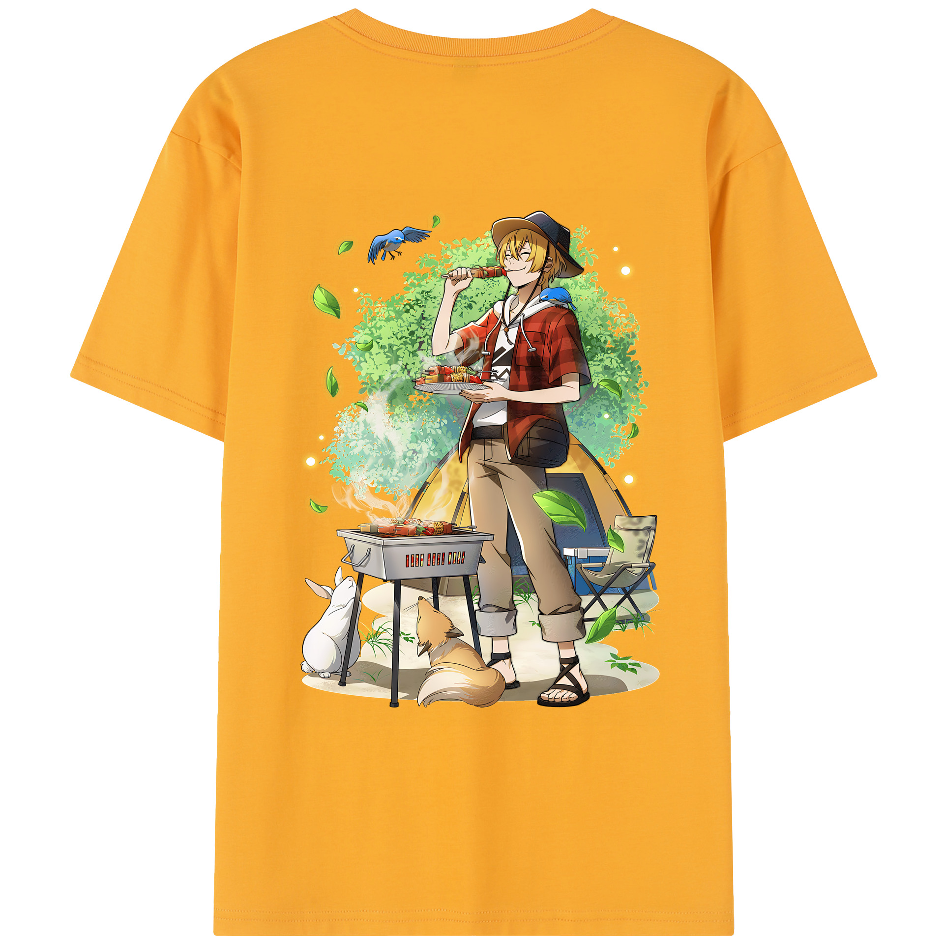 （画像用） 文豪ストレイドッグス Bungo Stray Dogs レディース半袖Tシャツ(バックプリント)