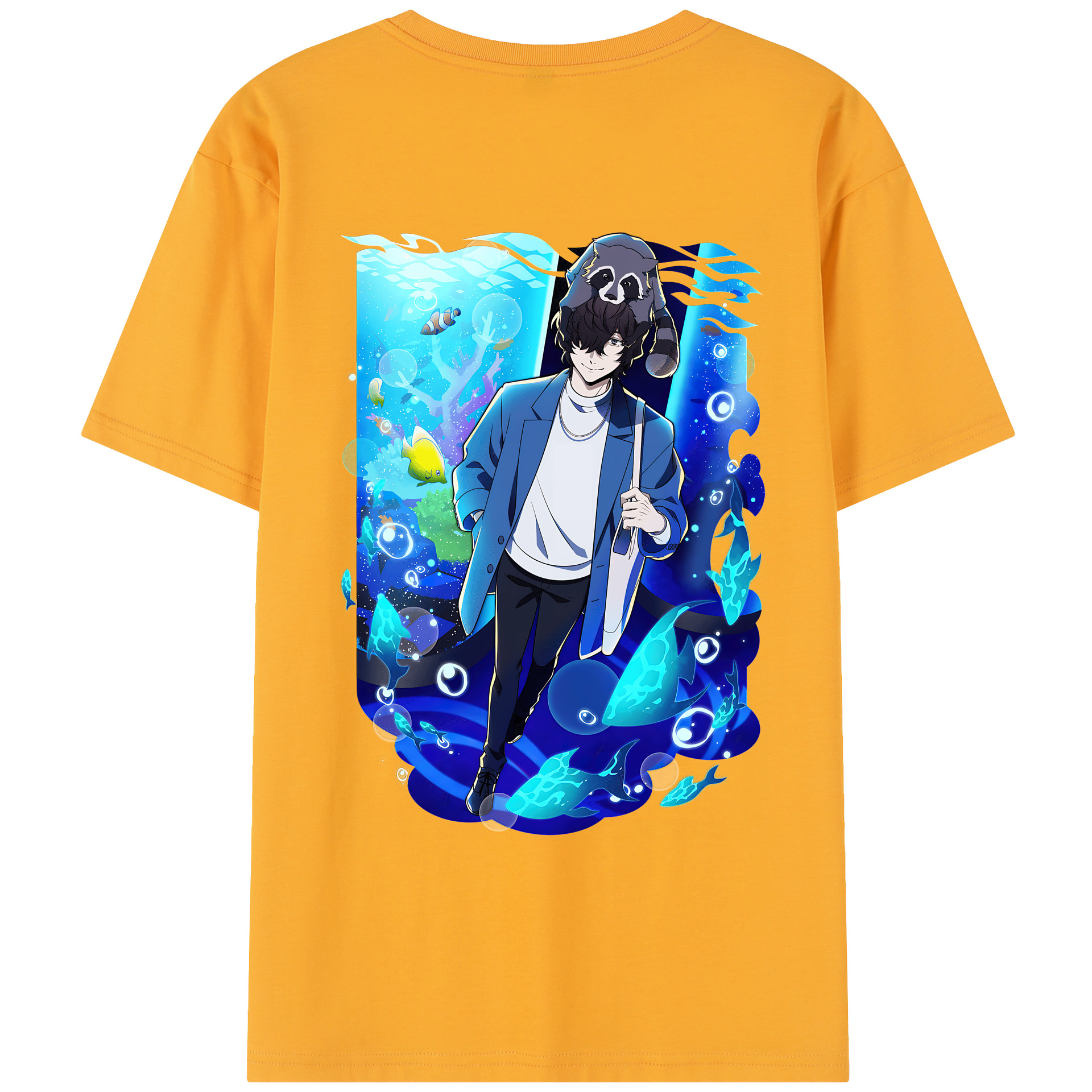 （画像用） 文豪ストレイドッグス Bungo Stray Dogs レディース半袖Tシャツ(バックプリント)