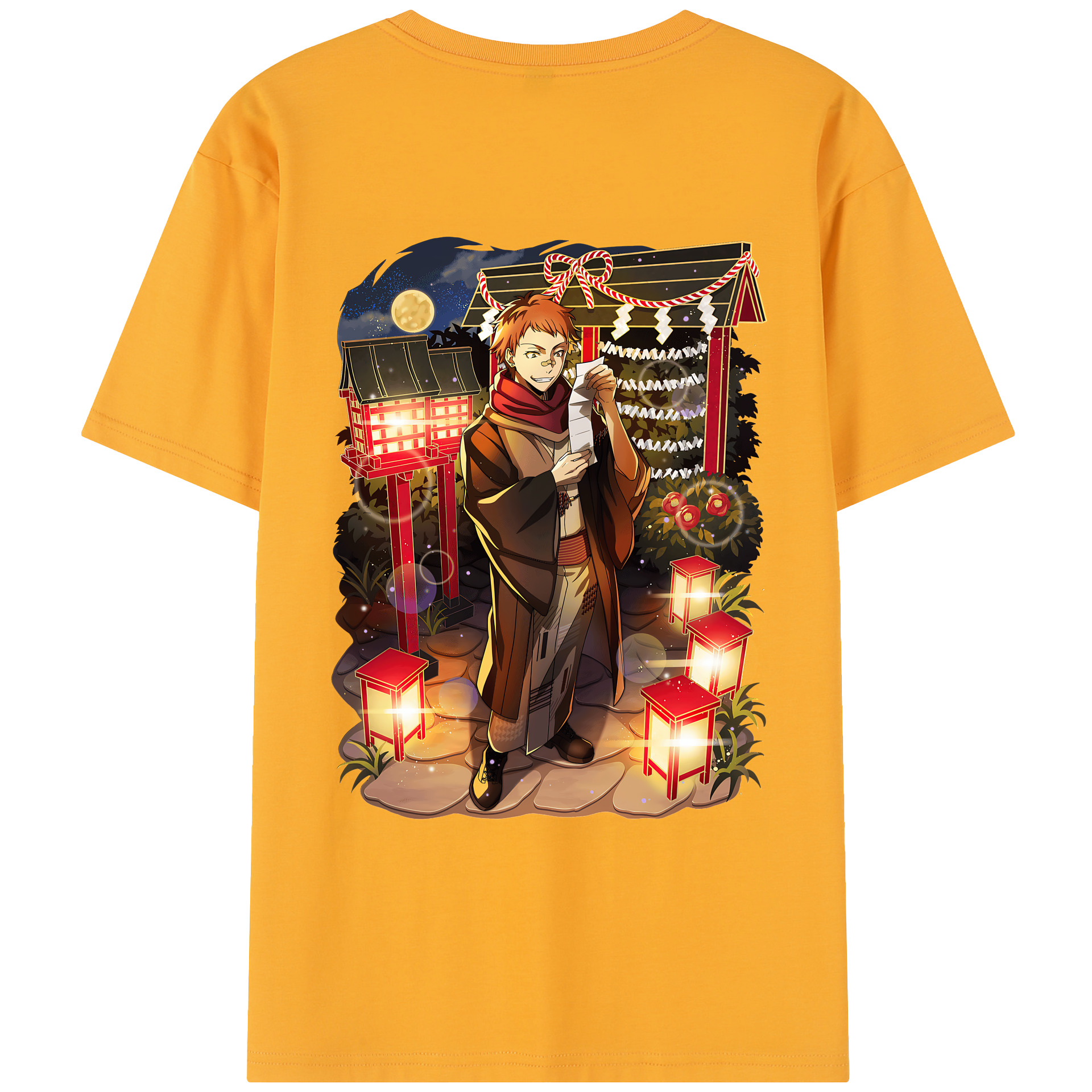 （画像用） 文豪ストレイドッグス Bungo Stray Dogs レディース半袖Tシャツ(バックプリント)