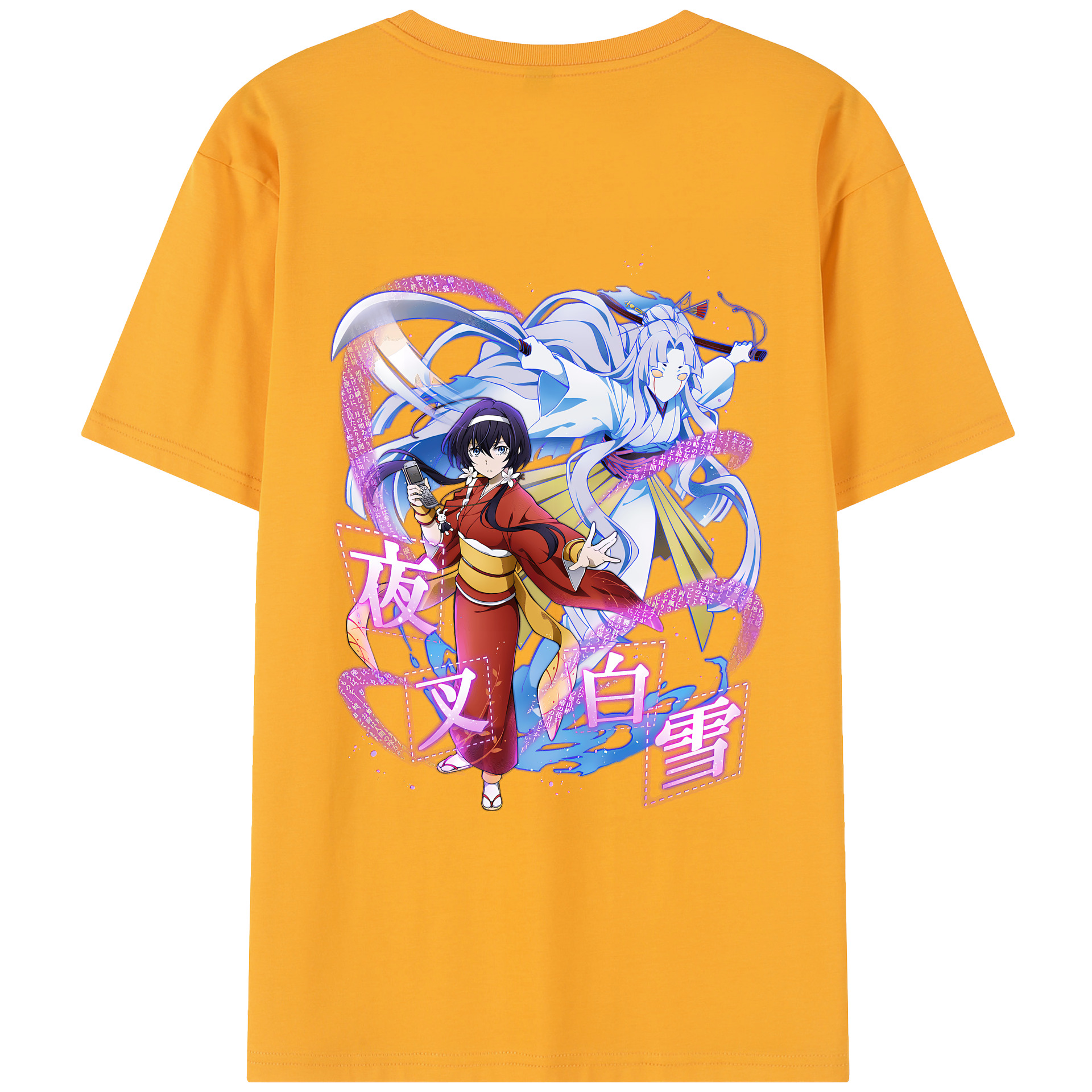 （画像用） 文豪ストレイドッグス Bungo Stray Dogs レディース半袖Tシャツ(バックプリント)