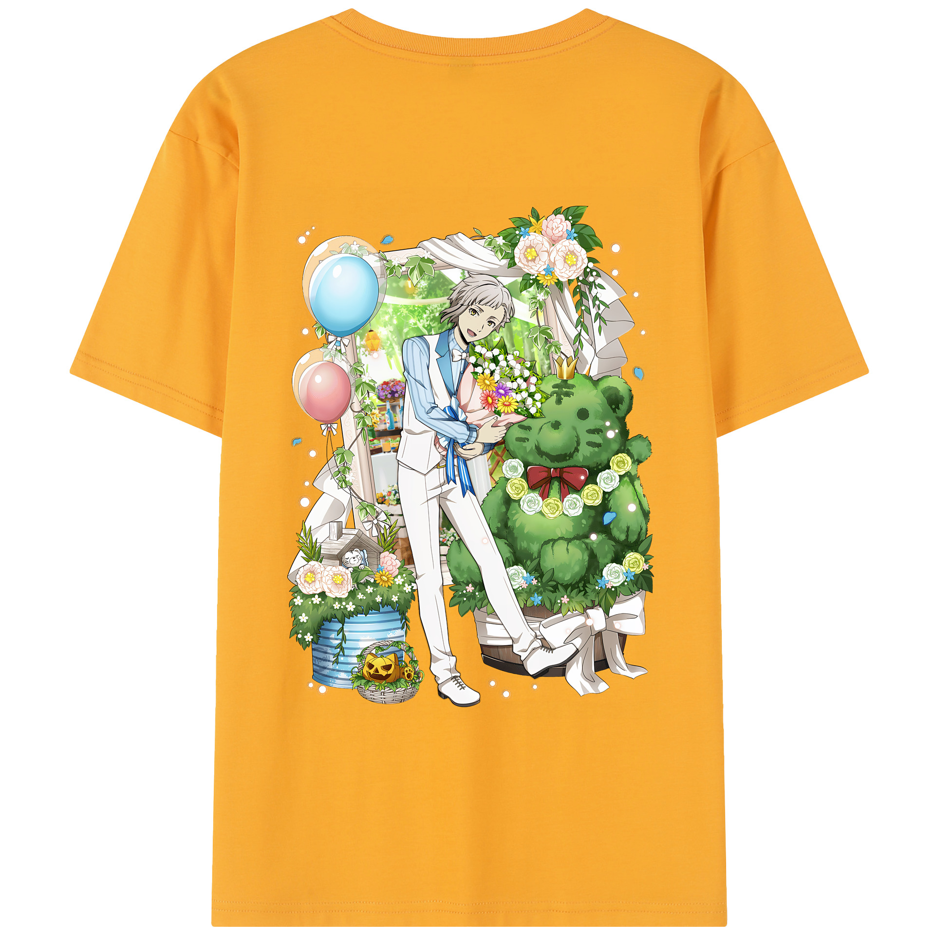 （画像用） 文豪ストレイドッグス Bungo Stray Dogs レディース半袖Tシャツ(バックプリント)