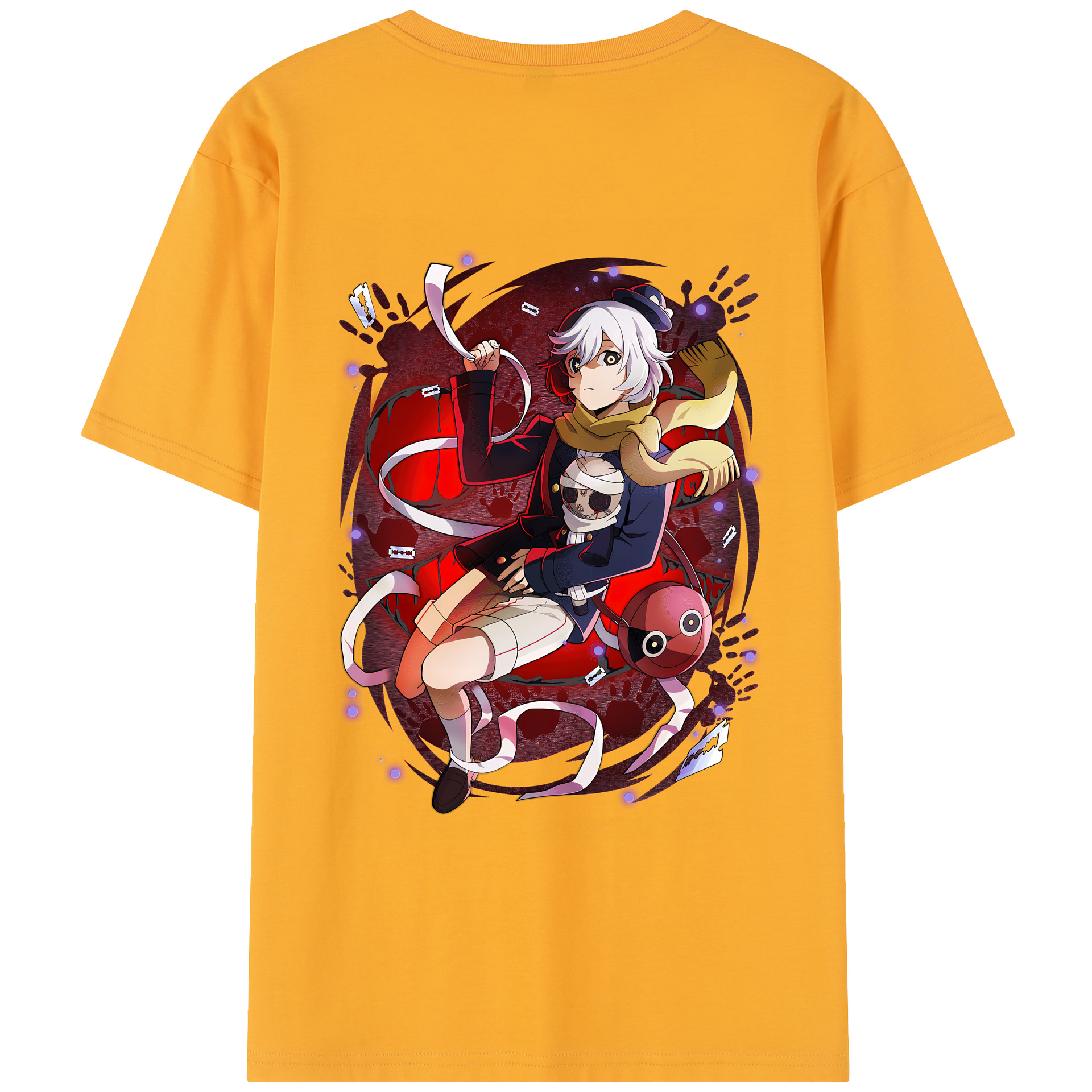 （画像用） 文豪ストレイドッグス Bungo Stray Dogs レディース半袖Tシャツ(バックプリント)