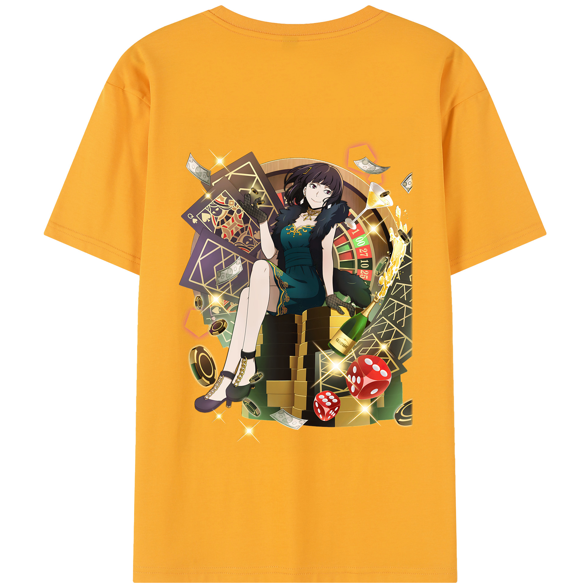（画像用） 文豪ストレイドッグス Bungo Stray Dogs レディース半袖Tシャツ(バックプリント)
