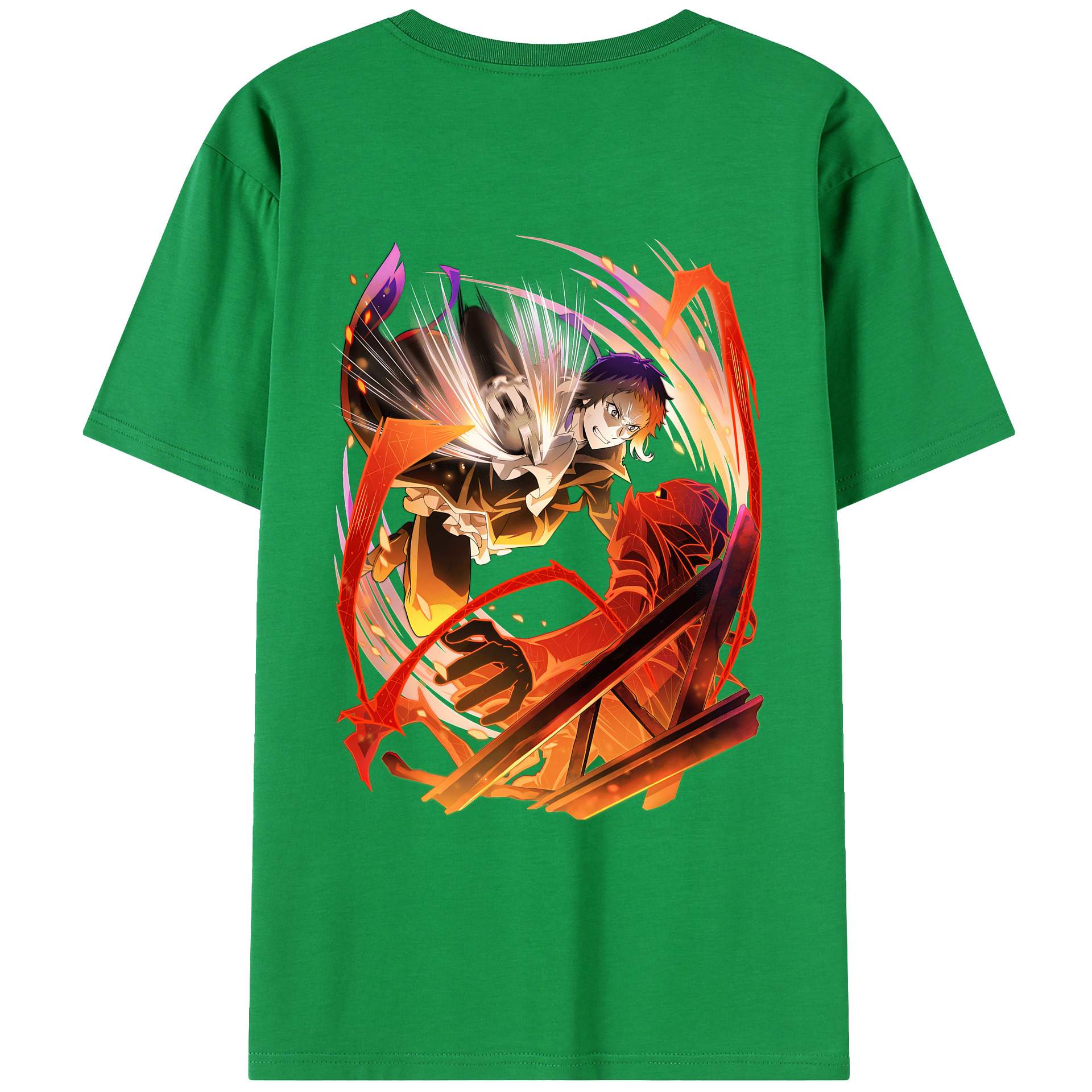 （画像用） 文豪ストレイドッグス Bungo Stray Dogs レディース半袖Tシャツ(バックプリント)