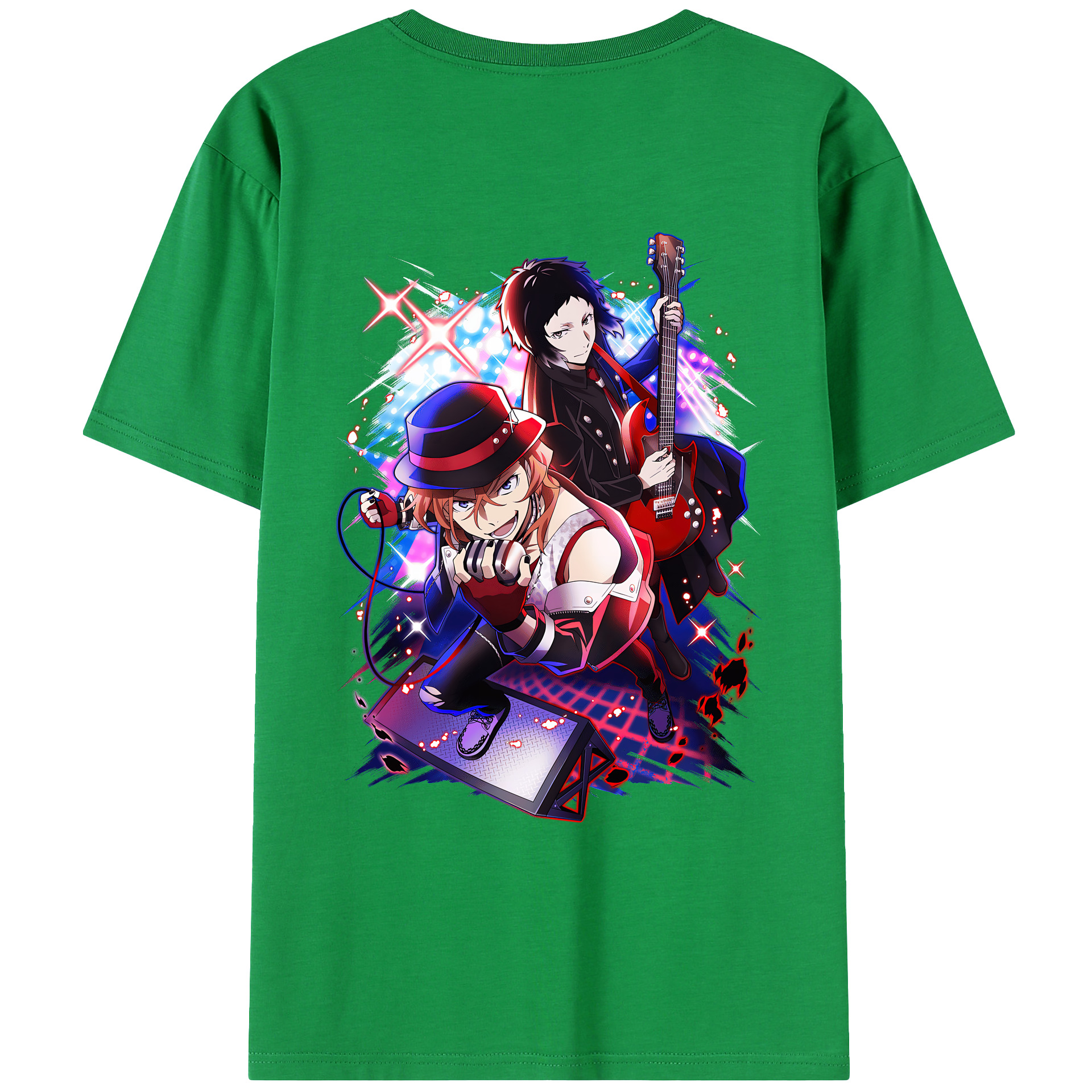 （画像用） 文豪ストレイドッグス Bungo Stray Dogs レディース半袖Tシャツ(バックプリント)