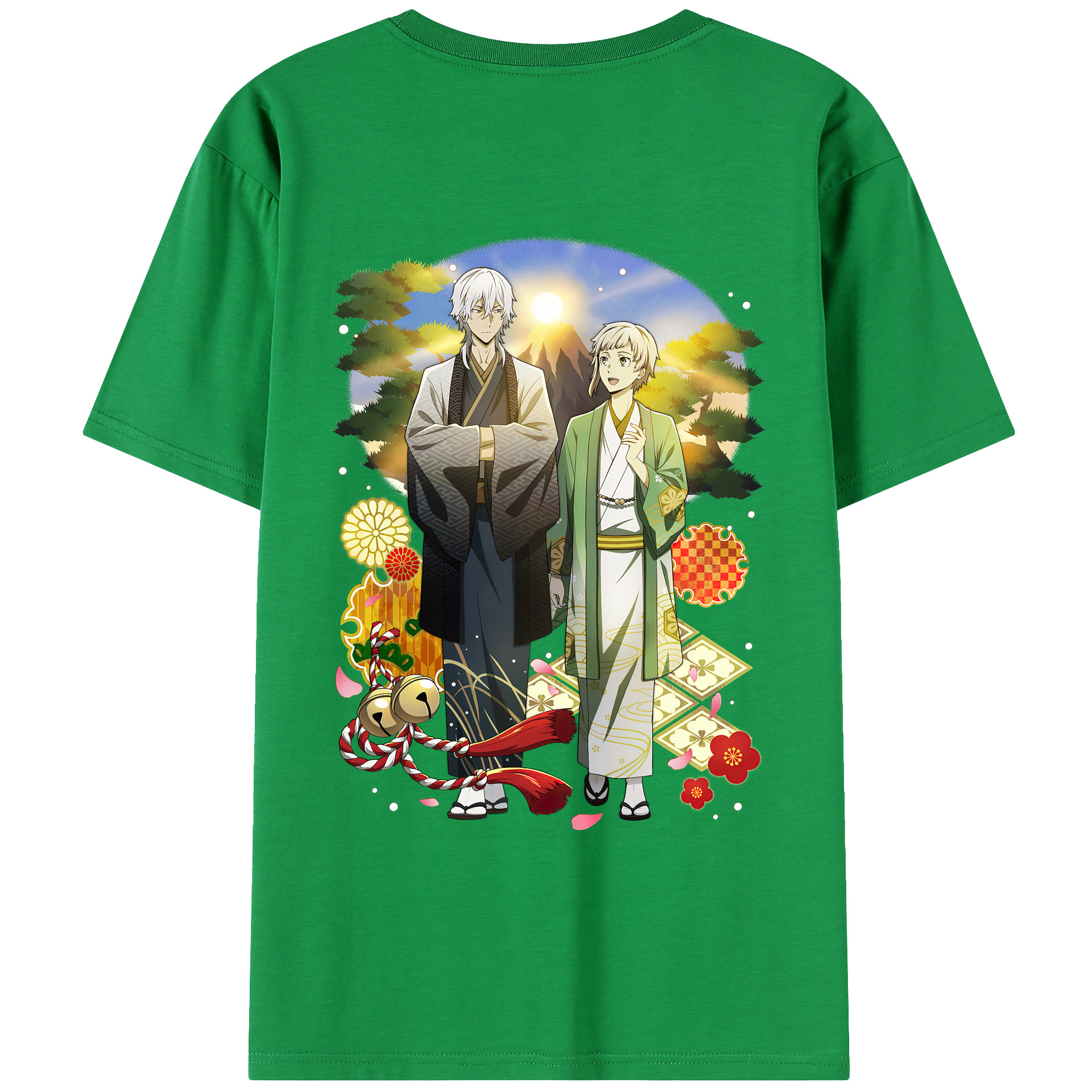 （画像用） 文豪ストレイドッグス Bungo Stray Dogs レディース半袖Tシャツ(バックプリント)