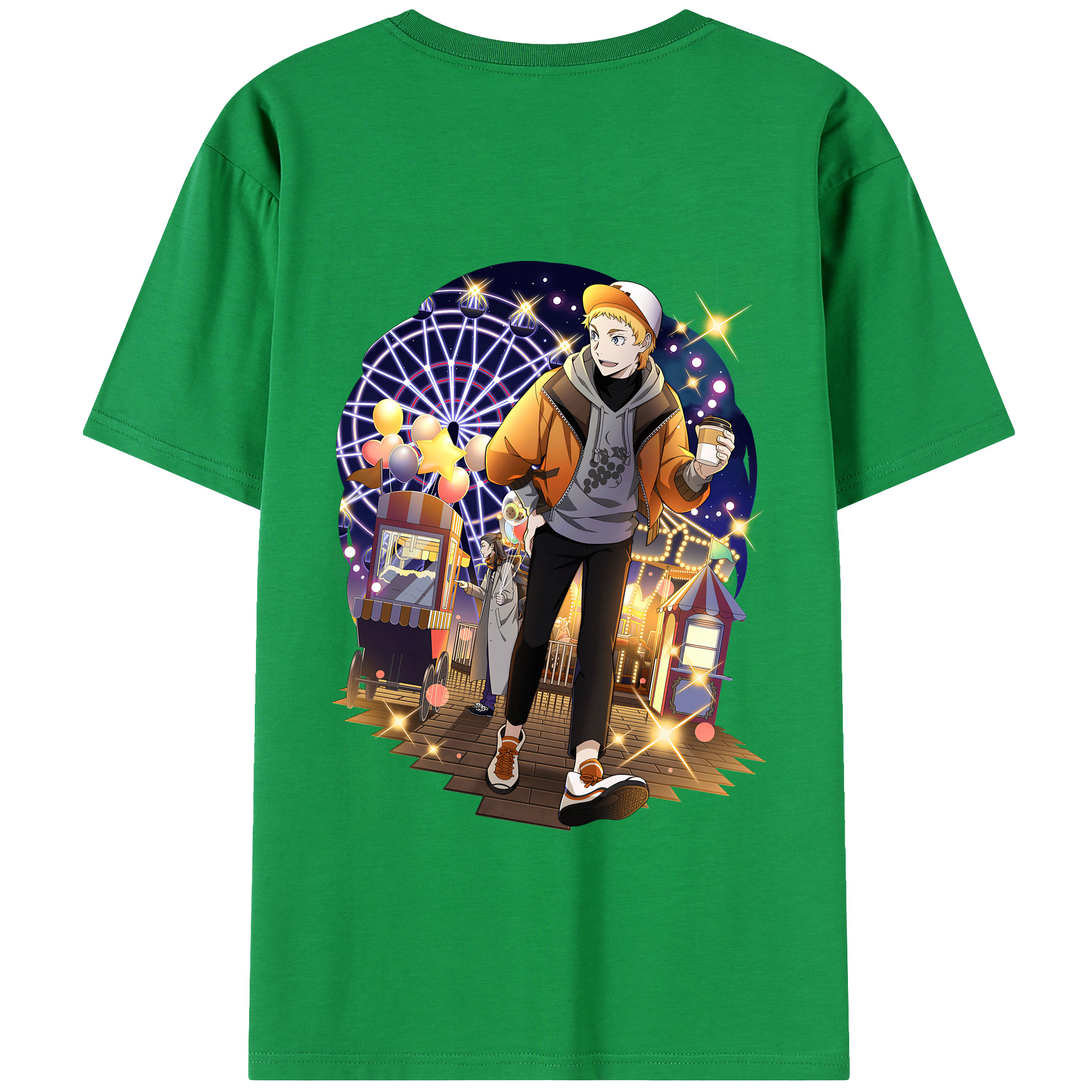 （画像用） 文豪ストレイドッグス Bungo Stray Dogs レディース半袖Tシャツ(バックプリント)