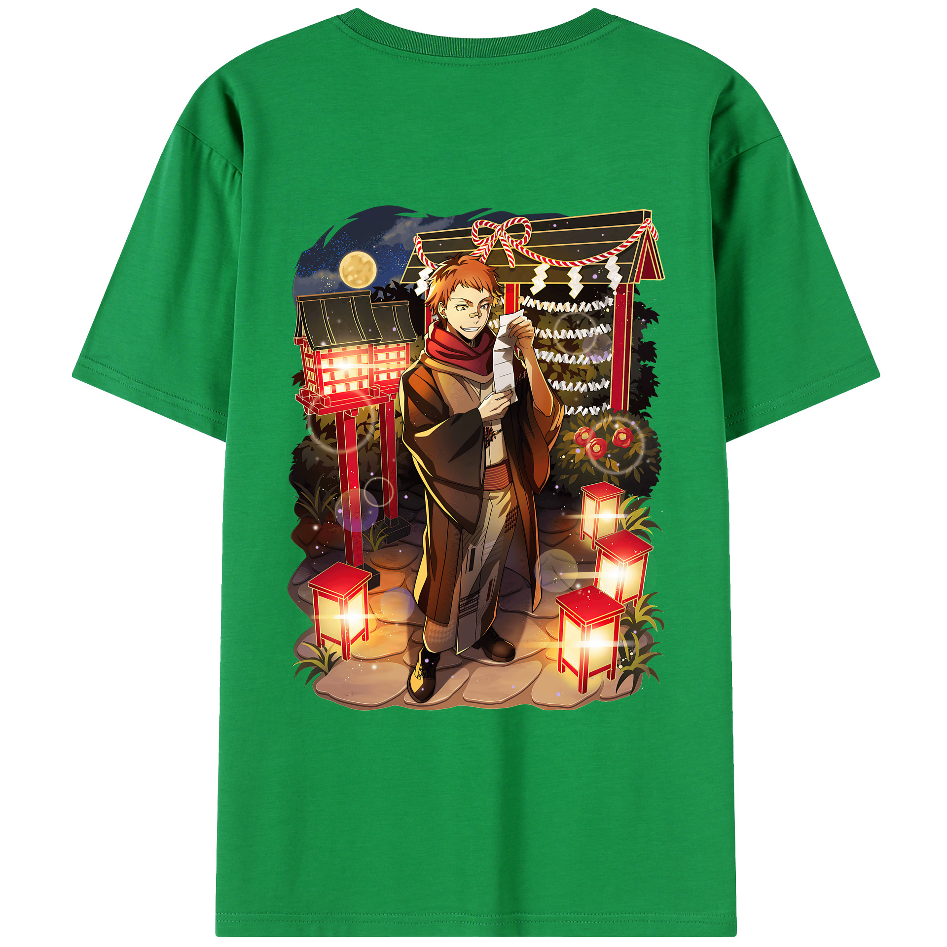 （画像用） 文豪ストレイドッグス Bungo Stray Dogs レディース半袖Tシャツ(バックプリント)