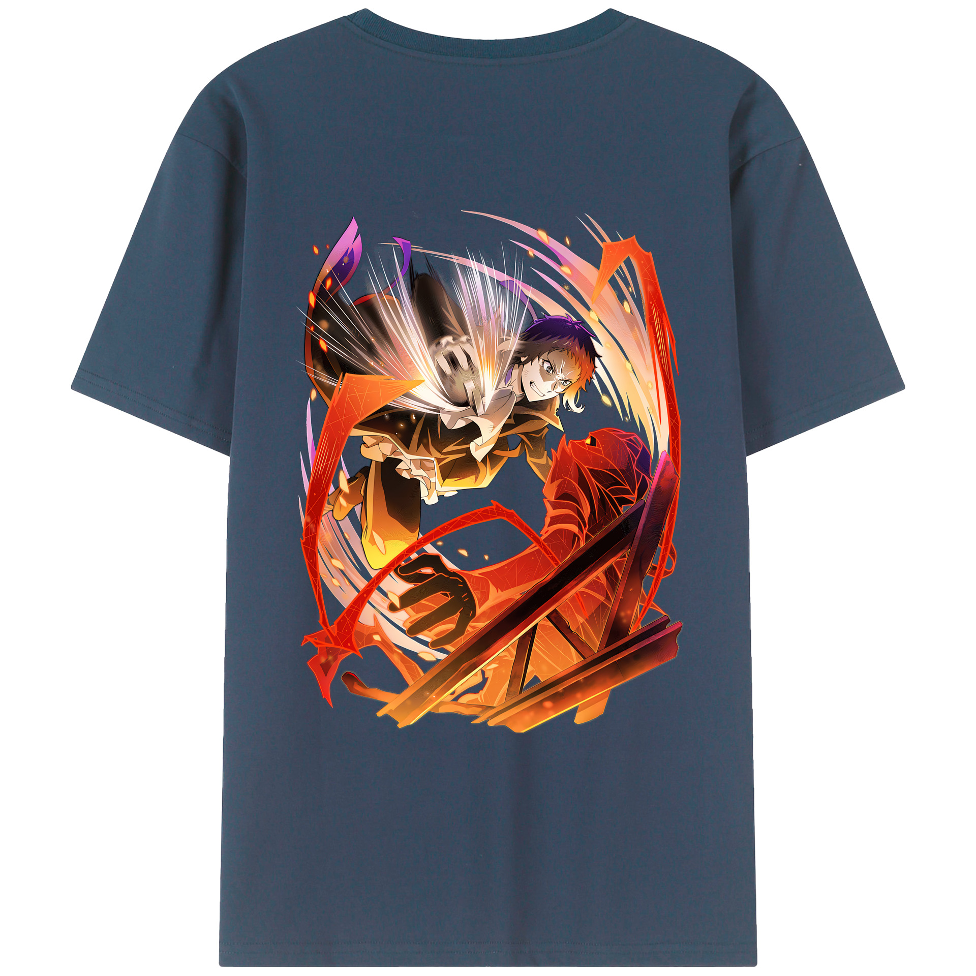 （画像用） 文豪ストレイドッグス Bungo Stray Dogs レディース半袖Tシャツ(バックプリント)