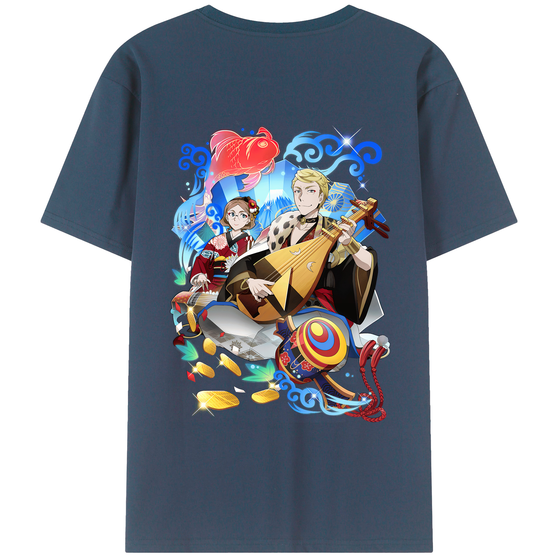 （画像用） 文豪ストレイドッグス Bungo Stray Dogs レディース半袖Tシャツ(バックプリント)