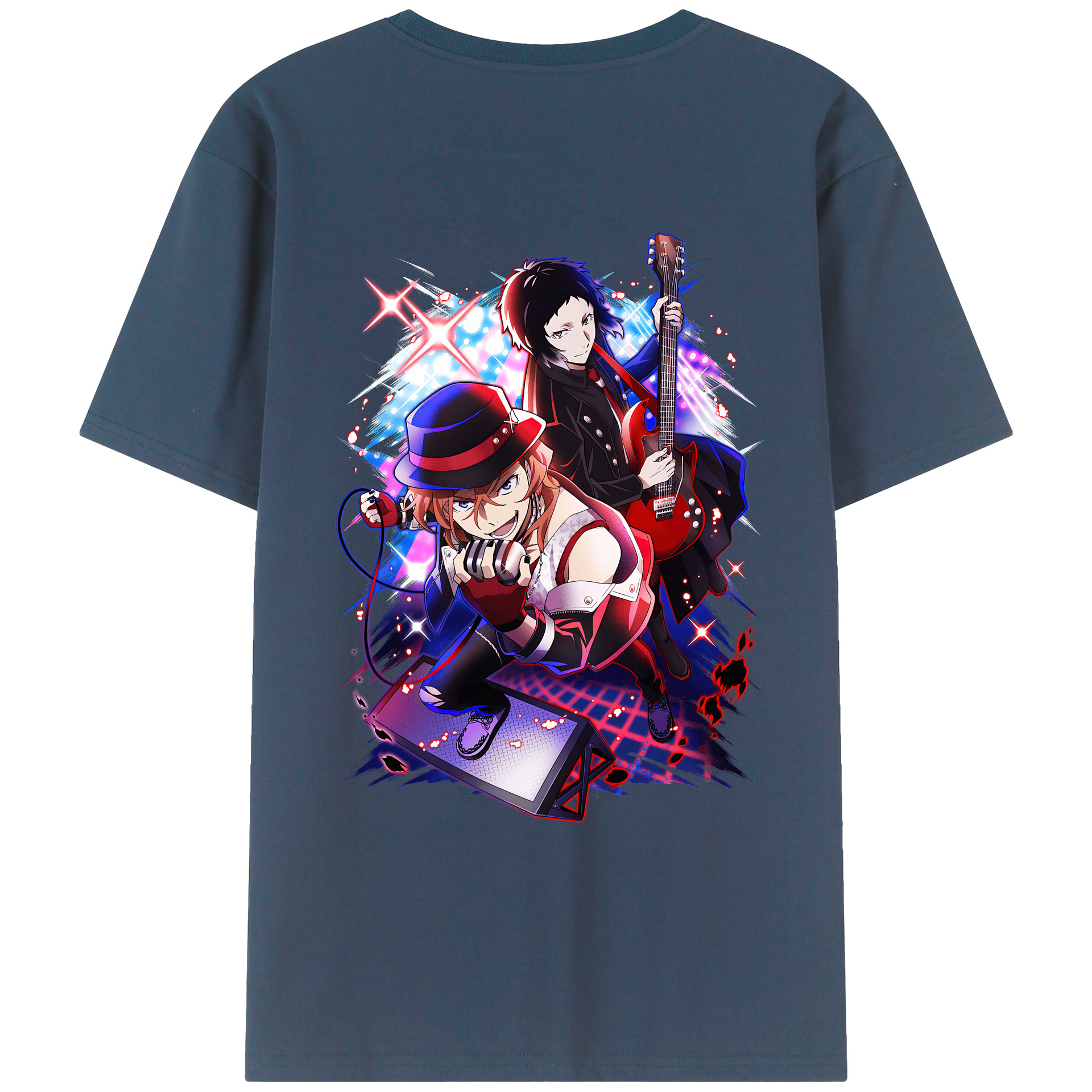 （画像用） 文豪ストレイドッグス Bungo Stray Dogs レディース半袖Tシャツ(バックプリント)