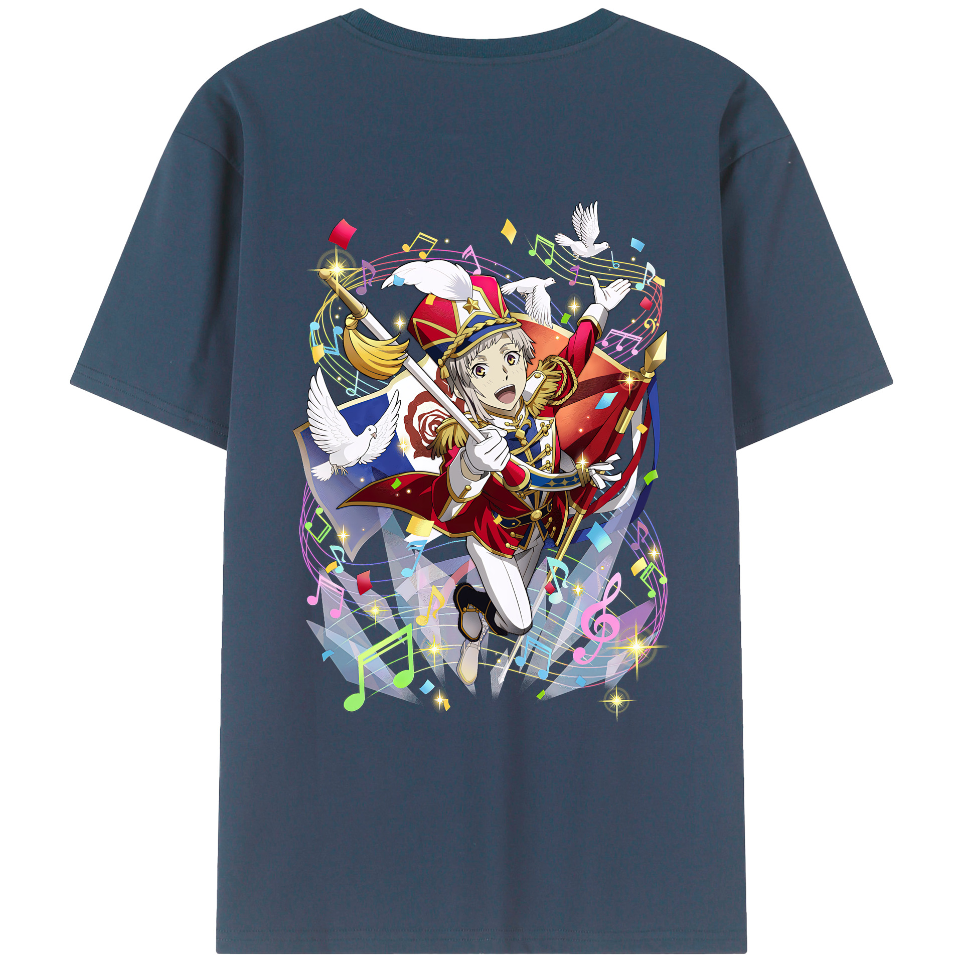 （画像用） 文豪ストレイドッグス Bungo Stray Dogs レディース半袖Tシャツ(バックプリント)