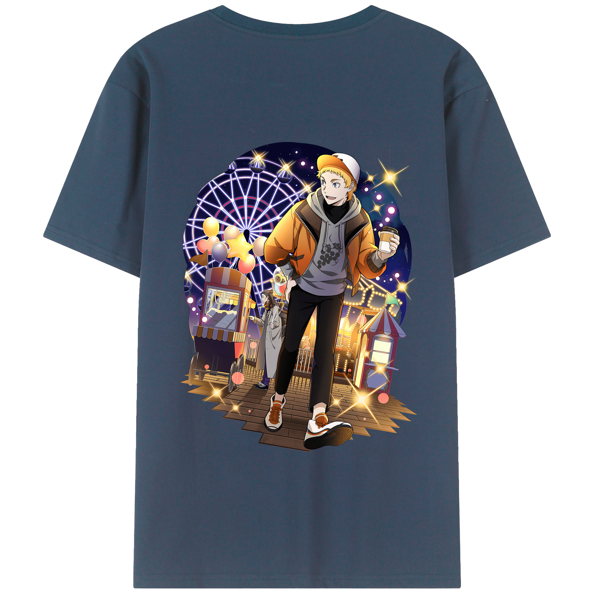 （画像用） 文豪ストレイドッグス Bungo Stray Dogs レディース半袖Tシャツ(バックプリント)