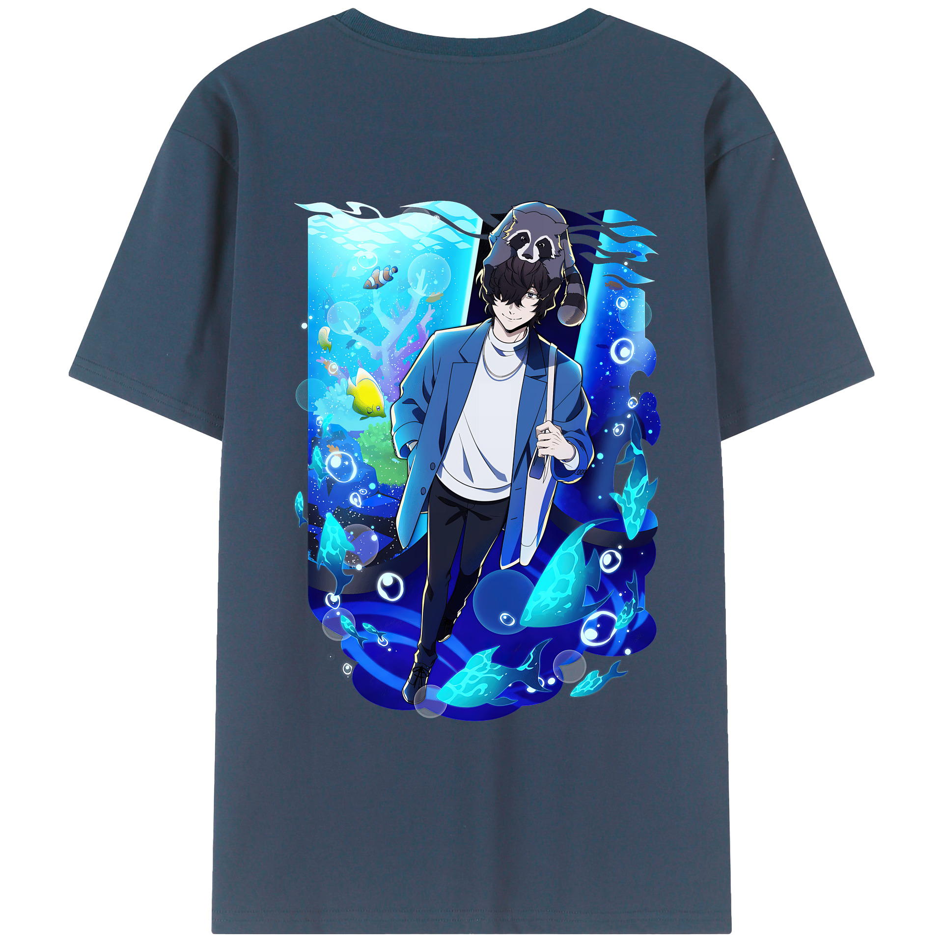 （画像用） 文豪ストレイドッグス Bungo Stray Dogs レディース半袖Tシャツ(バックプリント)
