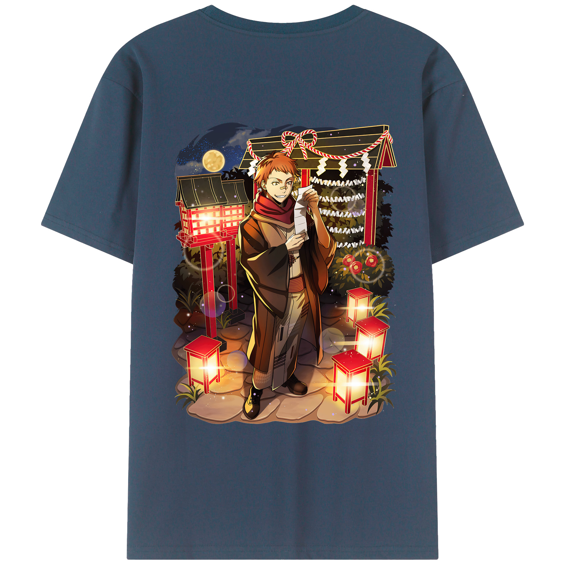 （画像用） 文豪ストレイドッグス Bungo Stray Dogs レディース半袖Tシャツ(バックプリント)