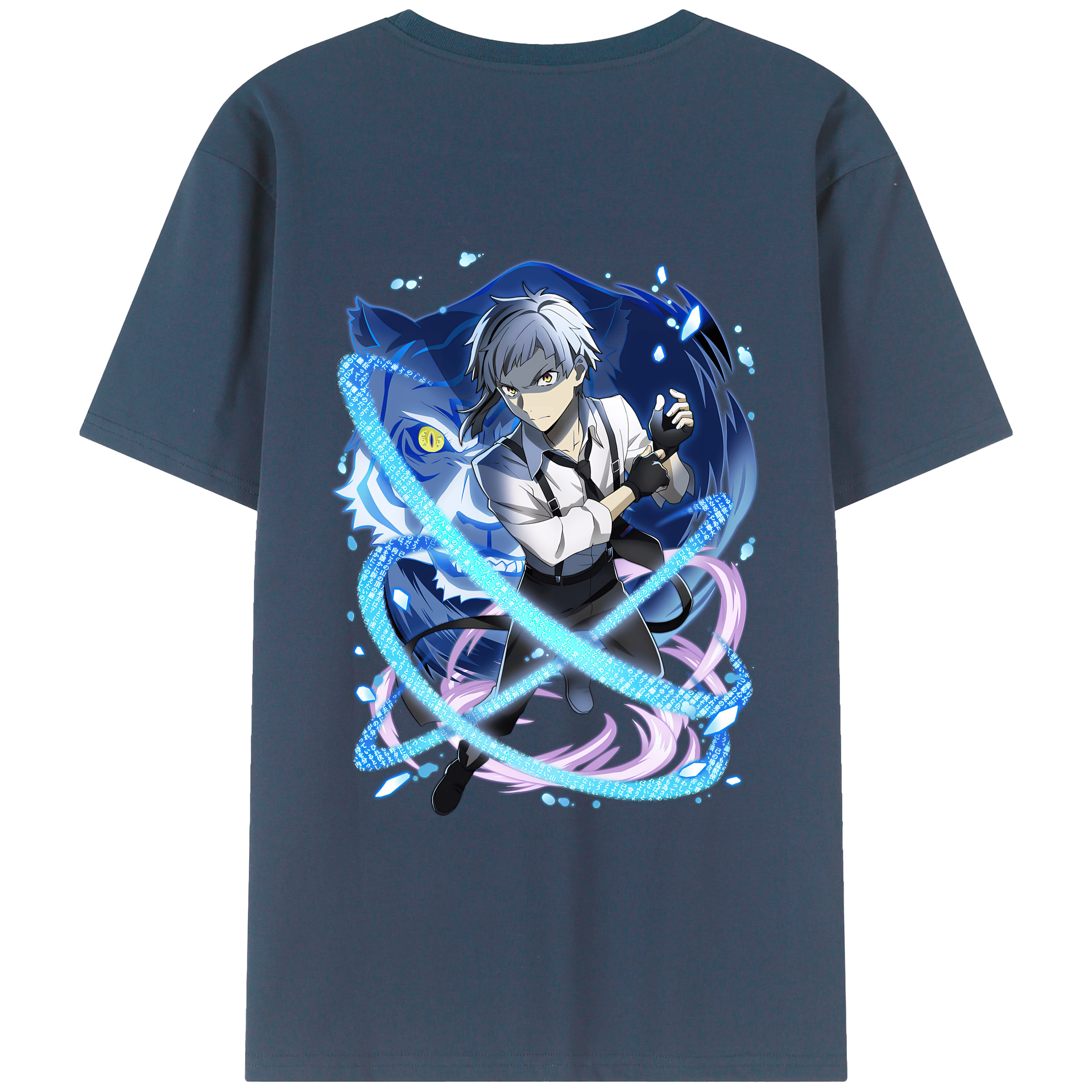 （画像用） 文豪ストレイドッグス Bungo Stray Dogs レディース半袖Tシャツ(バックプリント)