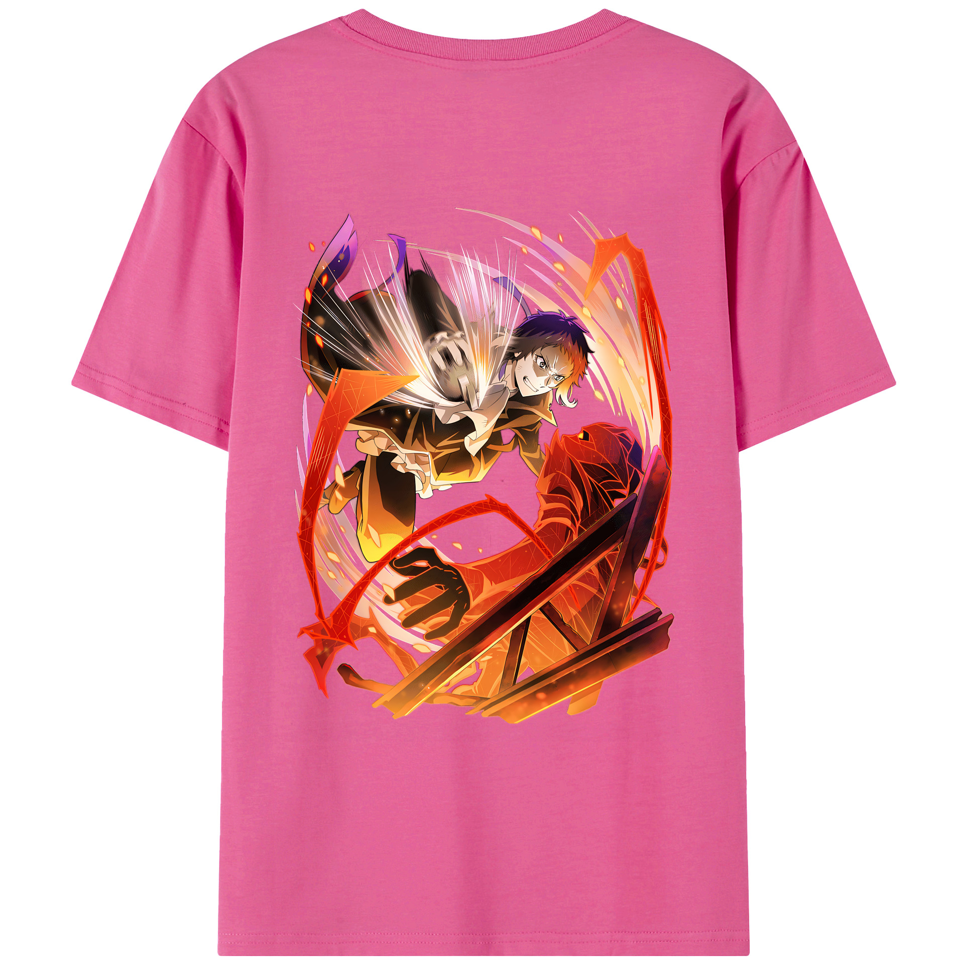 （画像用） 文豪ストレイドッグス Bungo Stray Dogs レディース半袖Tシャツ(バックプリント)