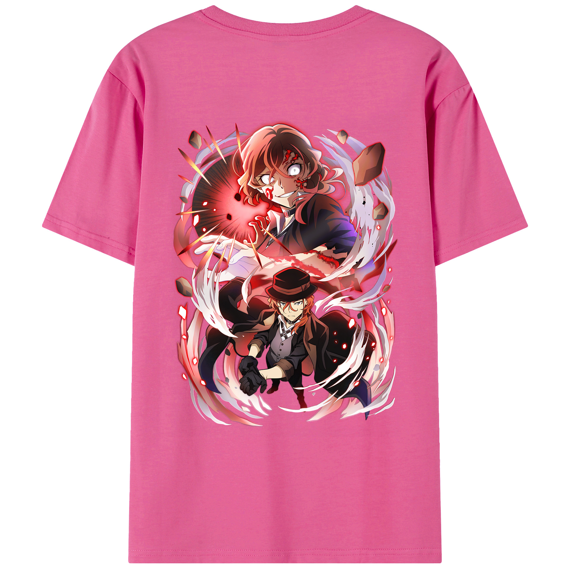 （画像用） 文豪ストレイドッグス Bungo Stray Dogs レディース半袖Tシャツ(バックプリント)