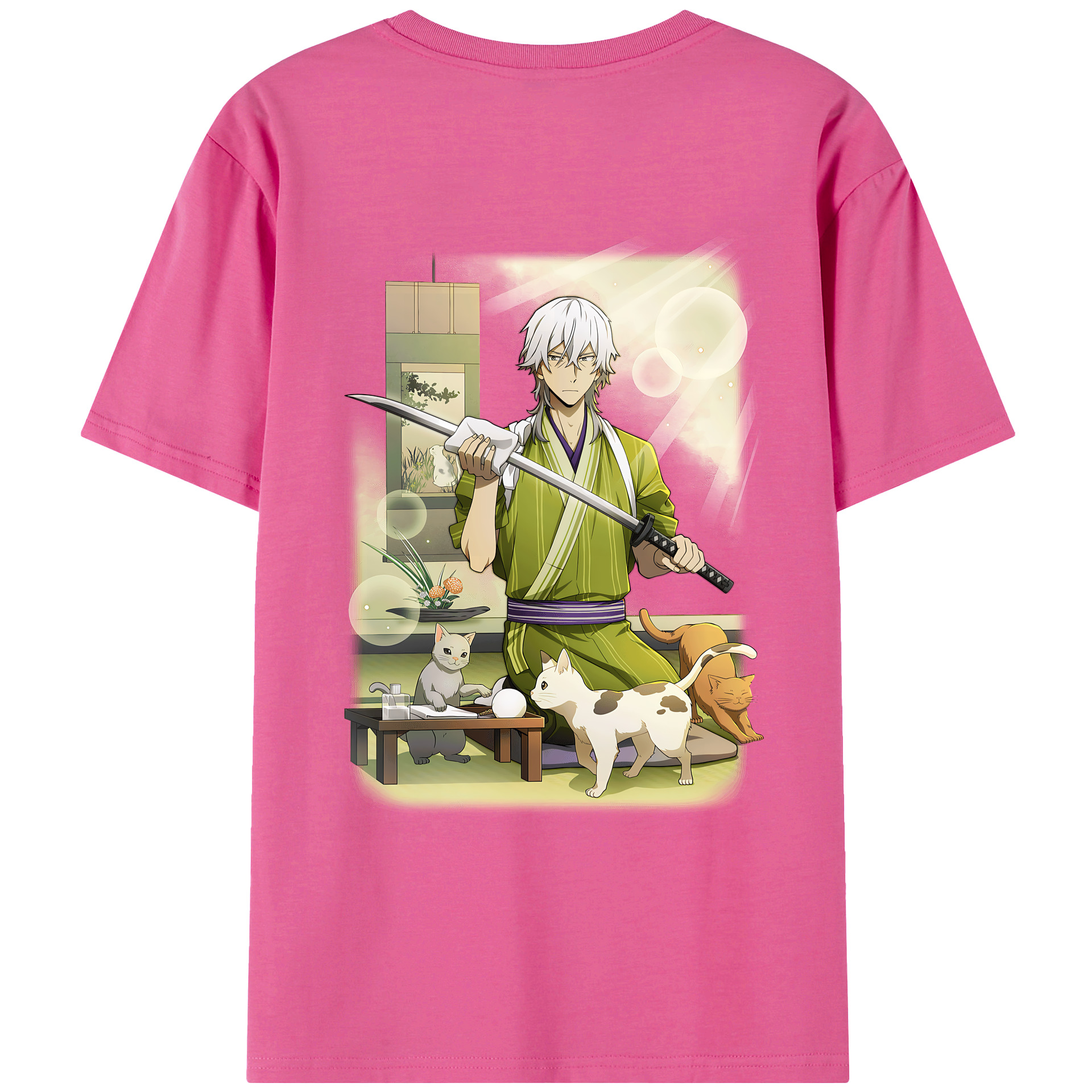 （画像用） 文豪ストレイドッグス Bungo Stray Dogs レディース半袖Tシャツ(バックプリント)