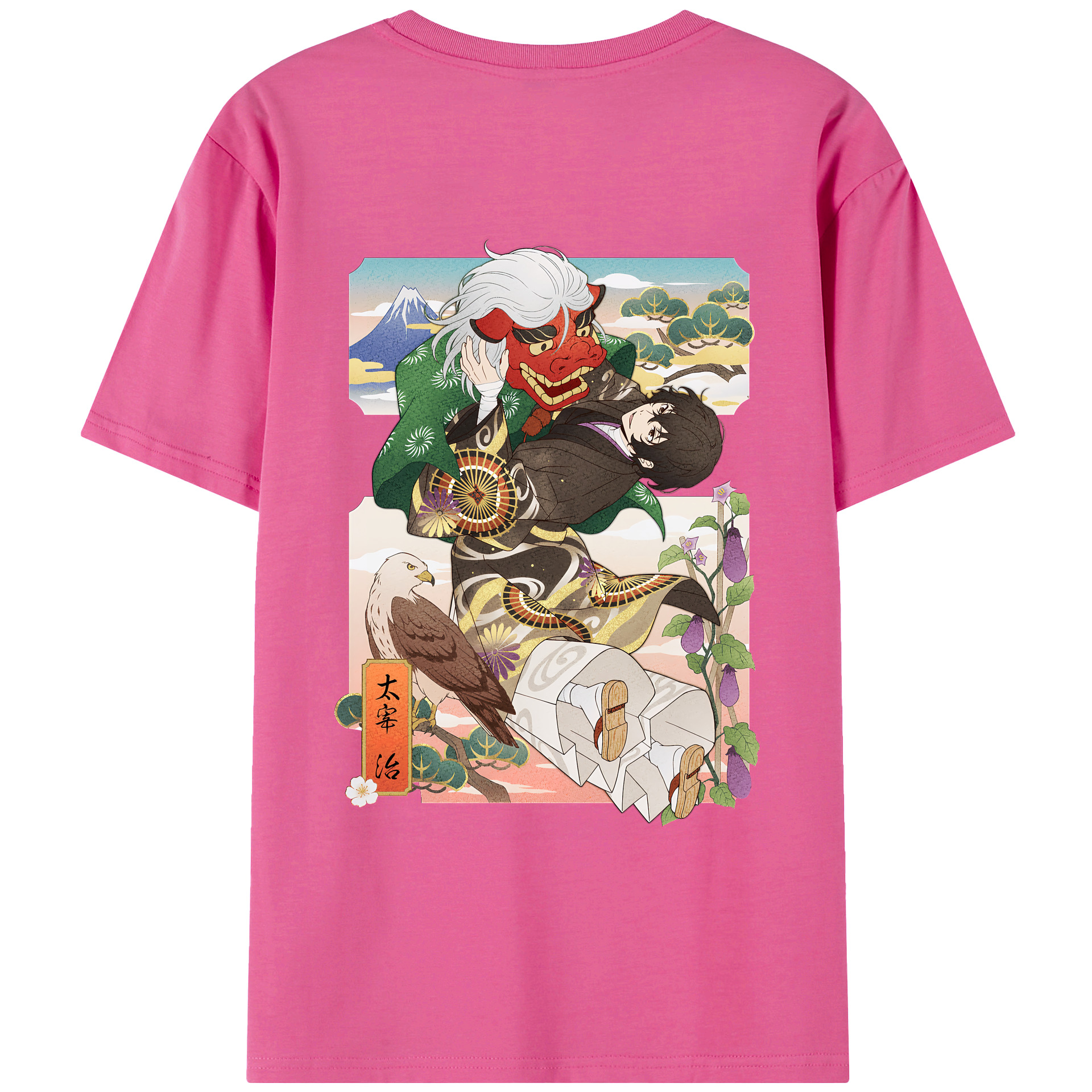 文豪ストレイドッグス Bungo Stray Dogs レディース半袖Tシャツ(バックプリント)