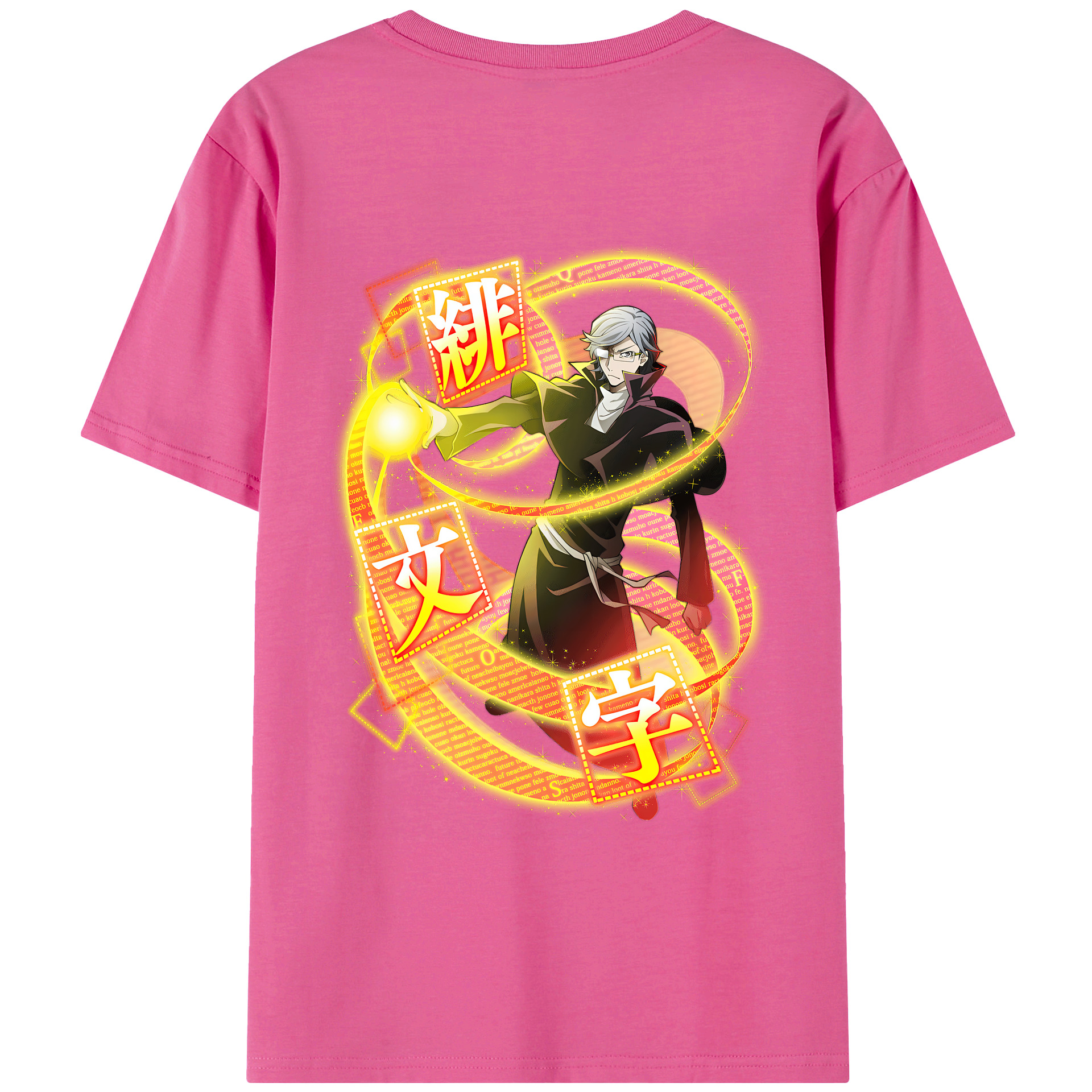 （画像用） 文豪ストレイドッグス Bungo Stray Dogs レディース半袖Tシャツ(バックプリント)