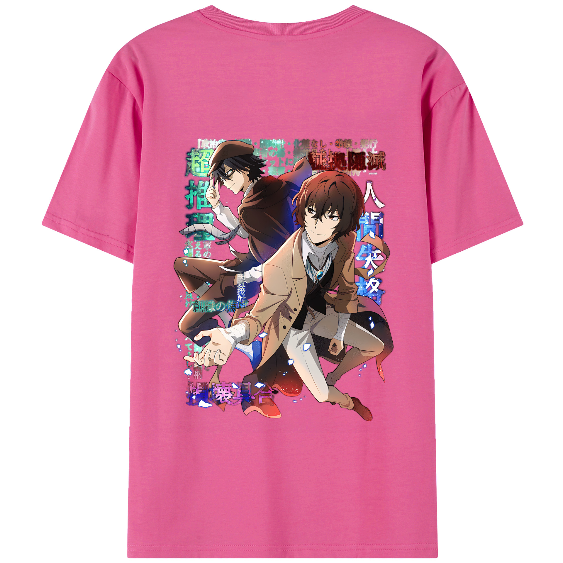 （画像用） 文豪ストレイドッグス Bungo Stray Dogs レディース半袖Tシャツ(バックプリント)