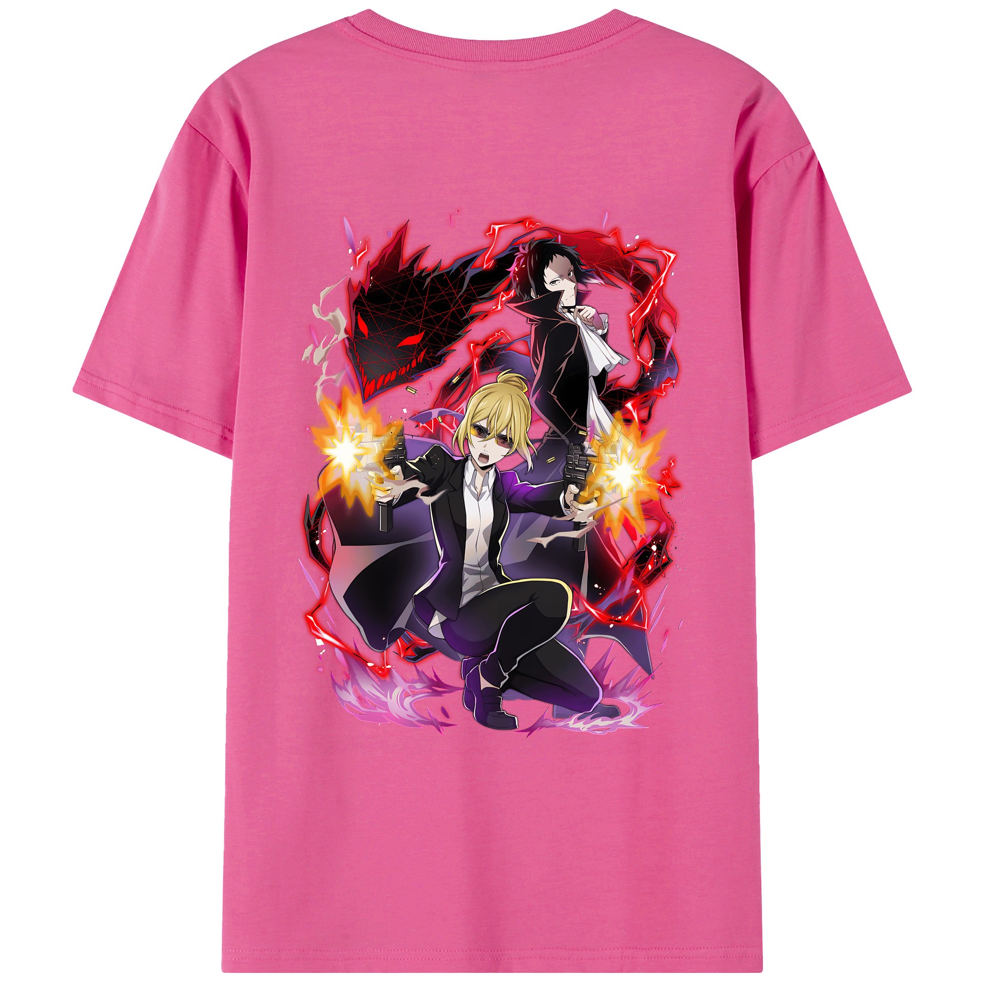 （画像用） 文豪ストレイドッグス Bungo Stray Dogs レディース半袖Tシャツ(バックプリント)