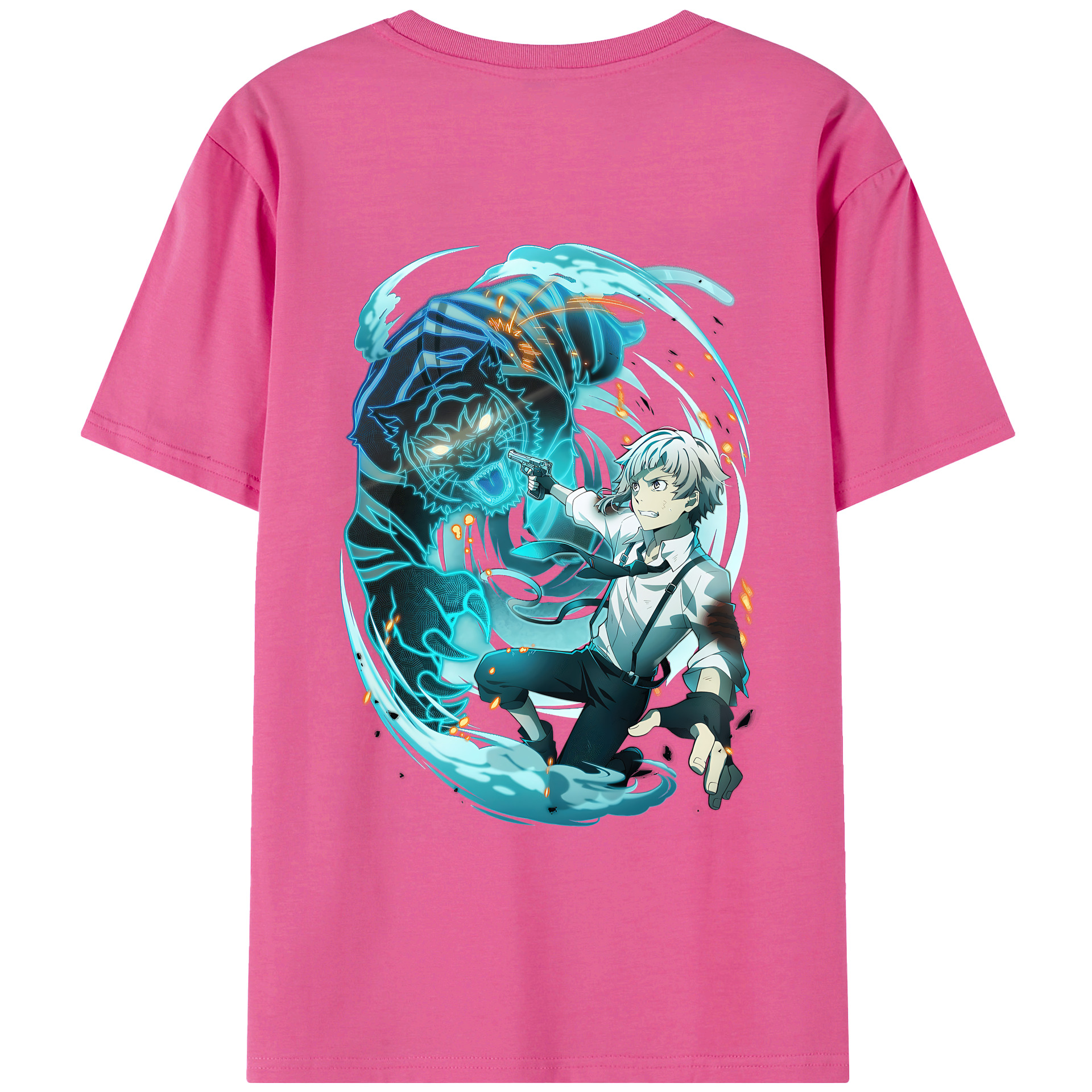 （画像用） 文豪ストレイドッグス Bungo Stray Dogs レディース半袖Tシャツ(バックプリント)