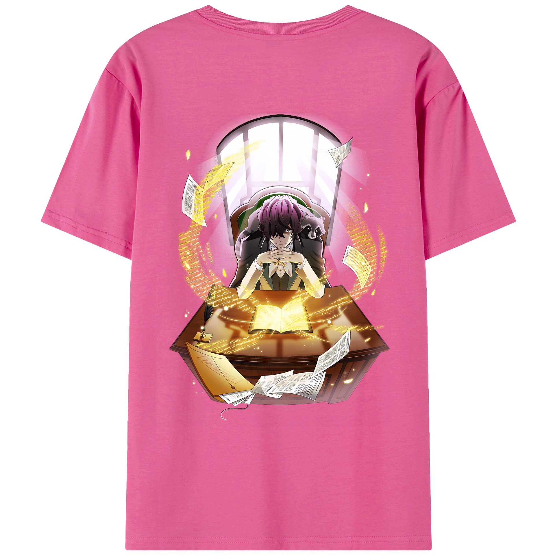 （画像用） 文豪ストレイドッグス Bungo Stray Dogs レディース半袖Tシャツ(バックプリント)